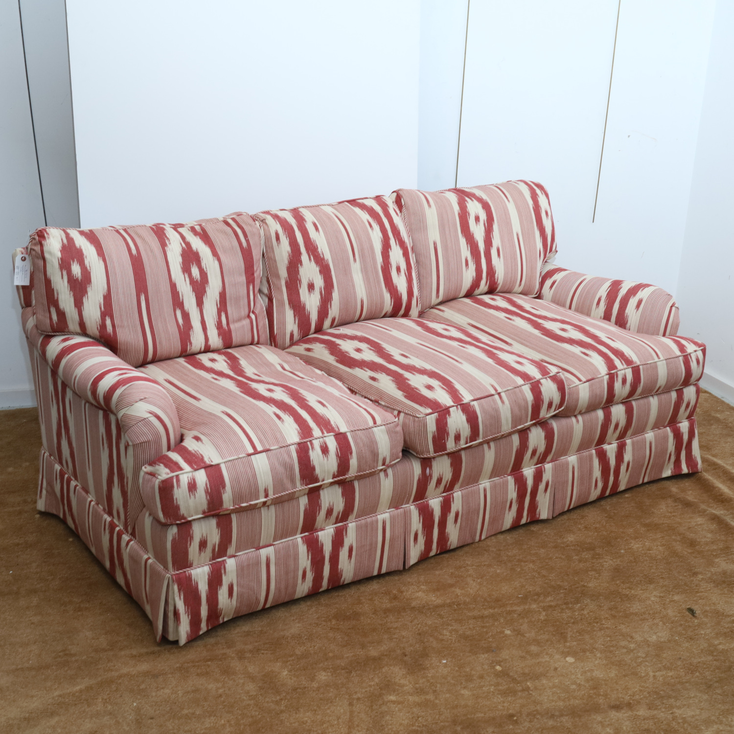 NICE CUSTOM DESIGNER IKAT UPHOLSTERED