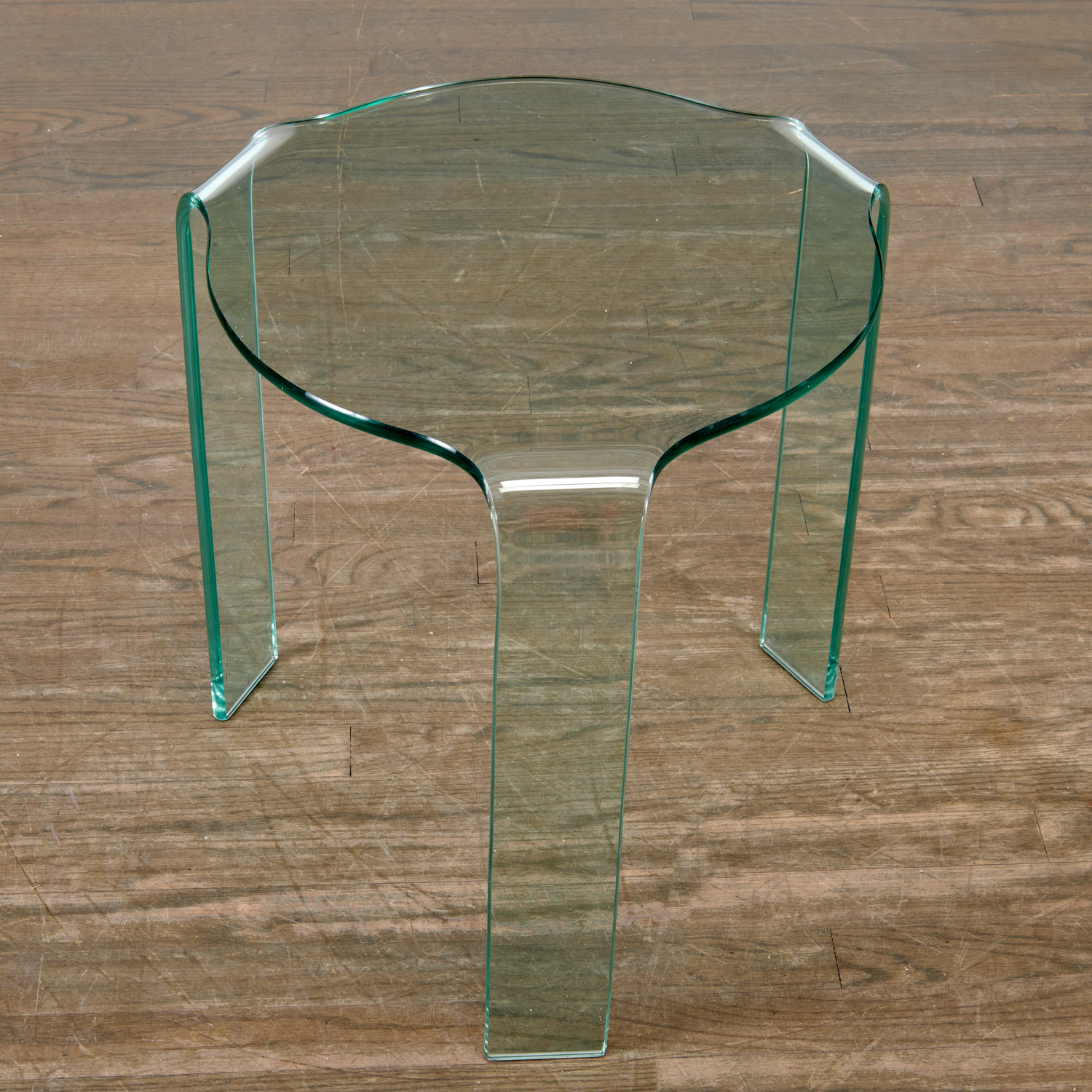 VITTORIO LIVI, RAGNO GLASS SIDE TABLE