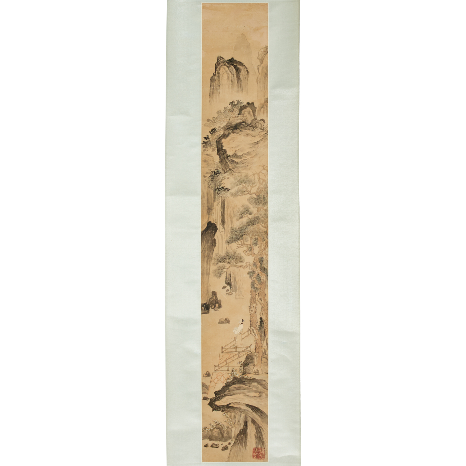 CHINESE SCHOOL SCROLL PAINTING 361798