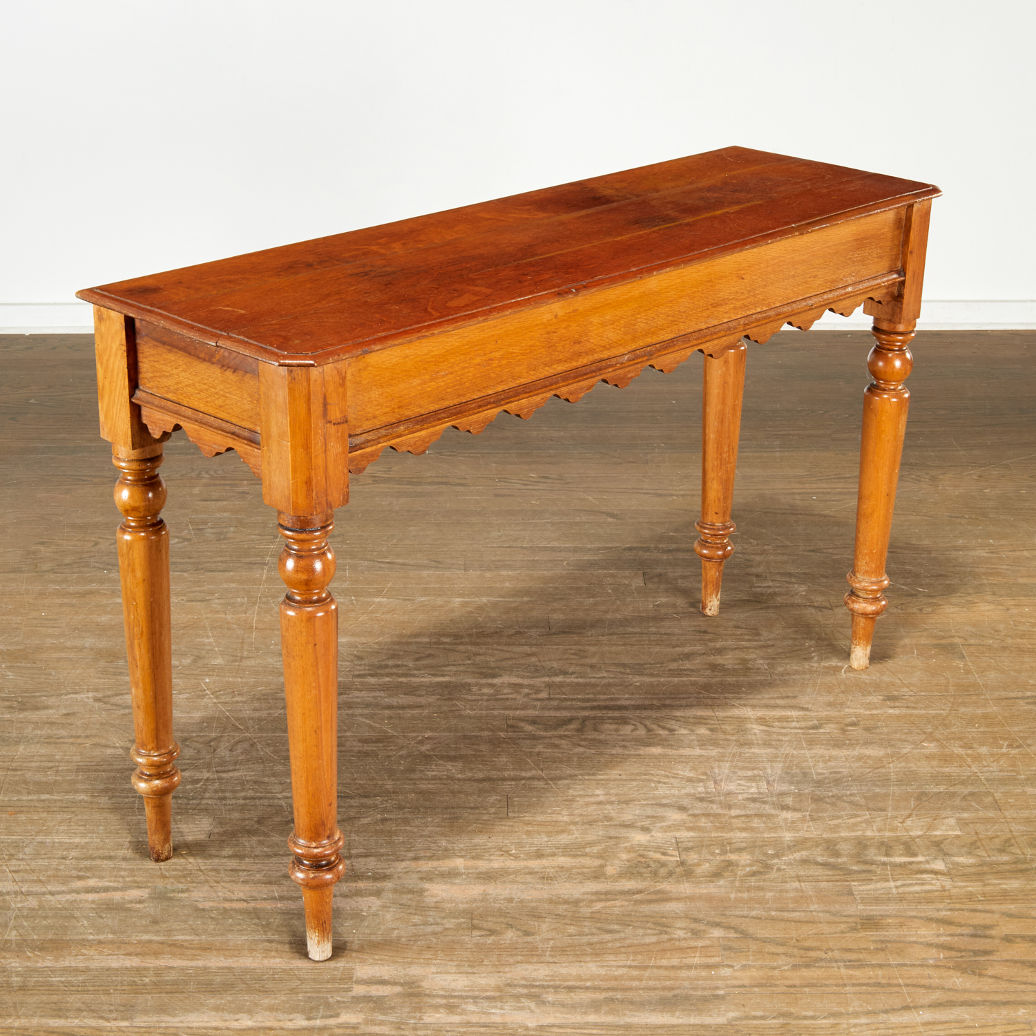 PARISH-HADLEY, VICTORIAN OAK CONSOLE