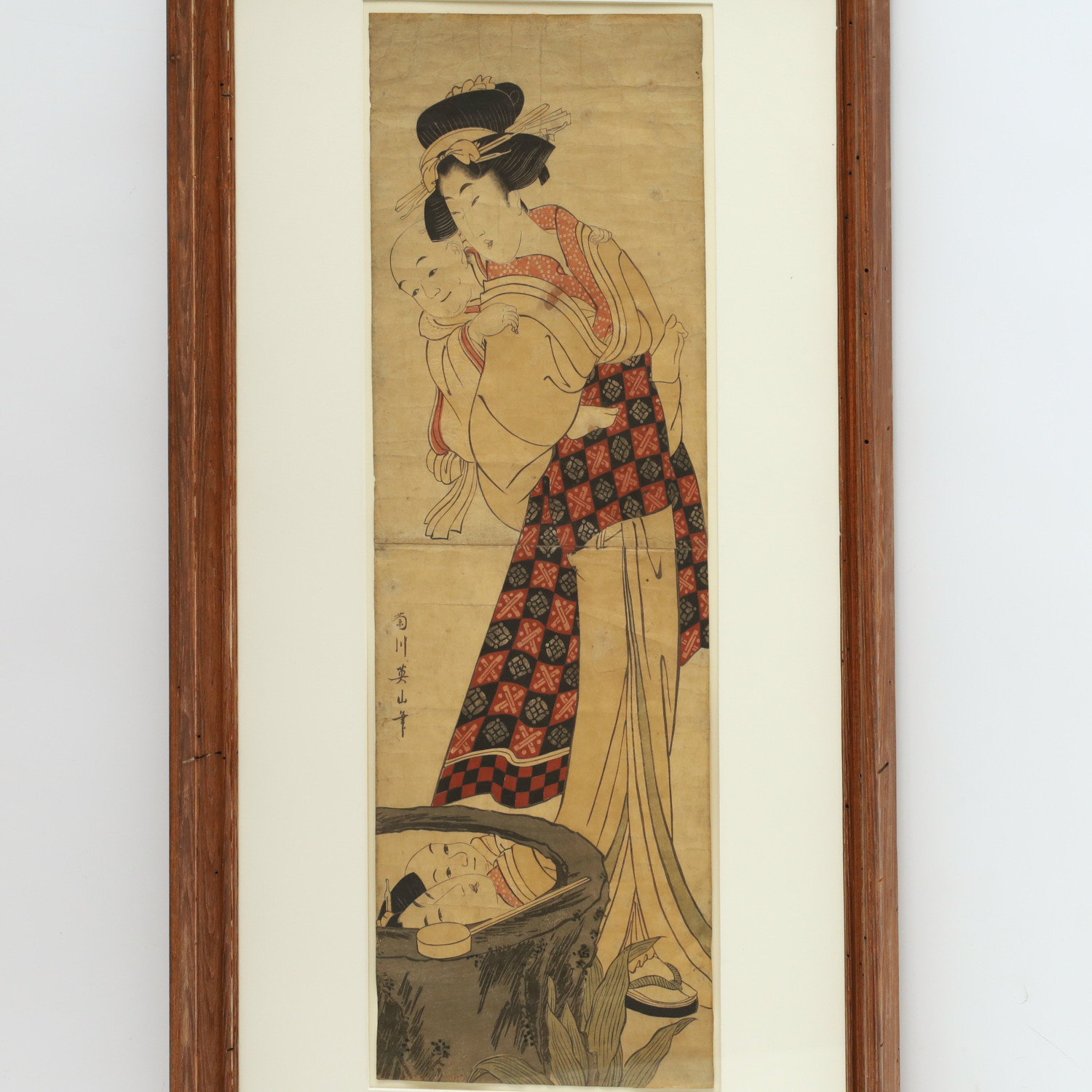 KIKUGAWA EIZAN LARGE WOODBLOCK 36180f