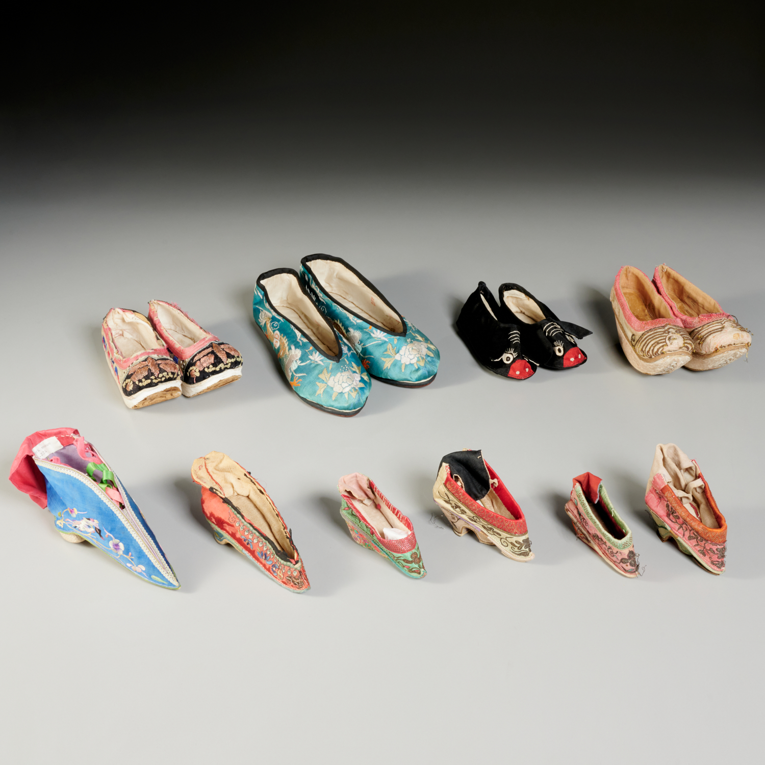 CHINESE EMBROIDERED SHOE COLLECTION,