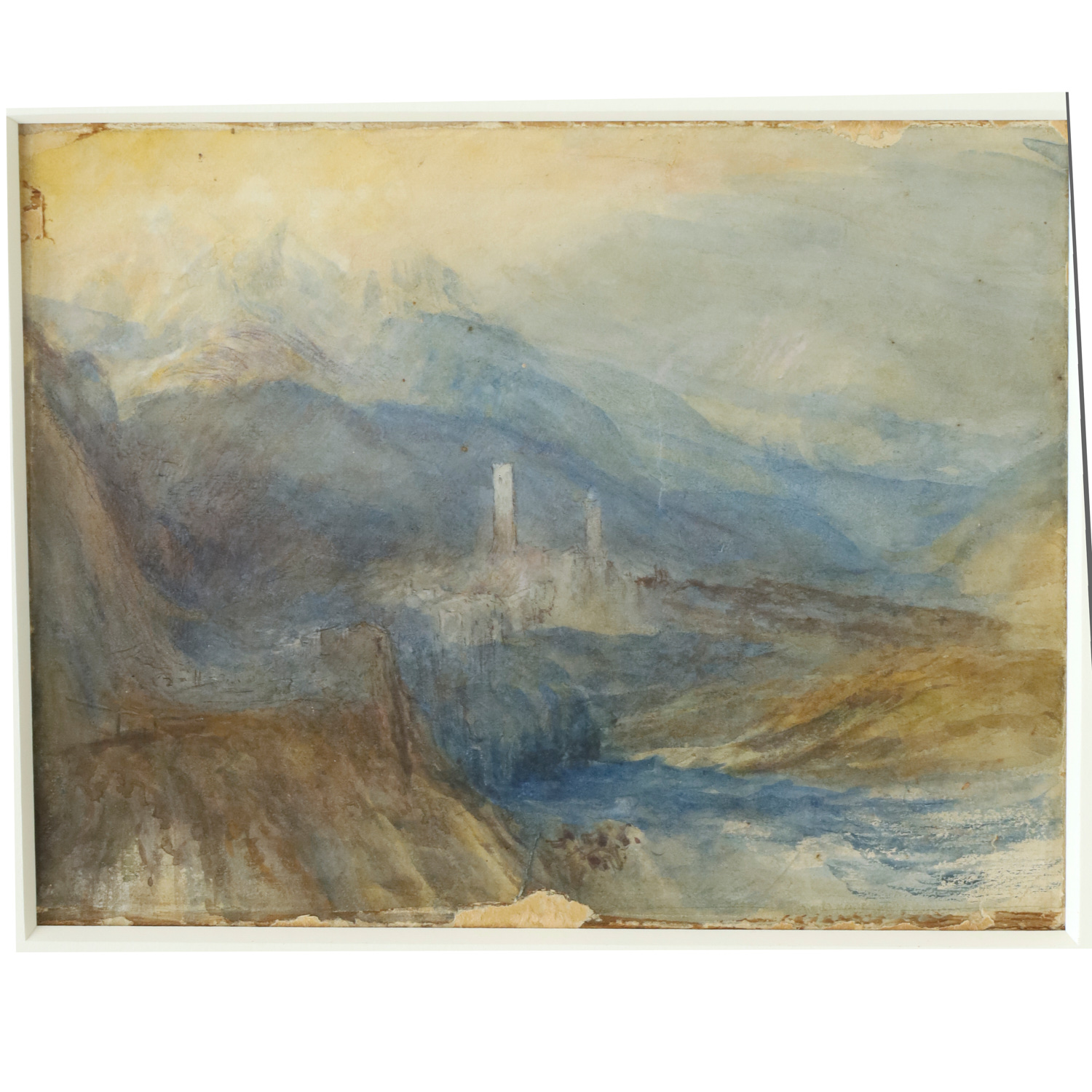 J. M. W. TURNER (AFTER), WATERCOLOR,