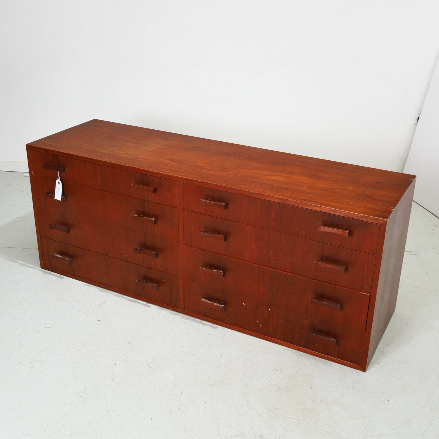 AMERICAN STUDIO, CUSTOM TEAK WALL CHEST