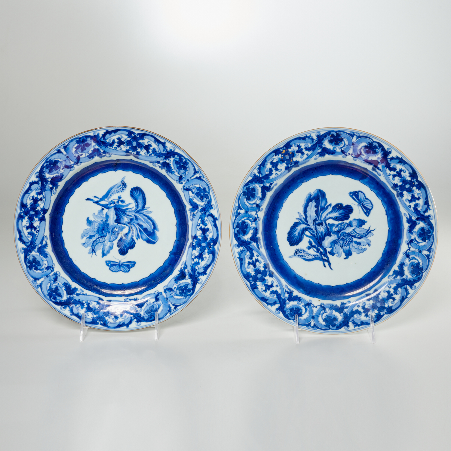 NICE PAIR CHINESE EXPORT PORCELAIN 3618df