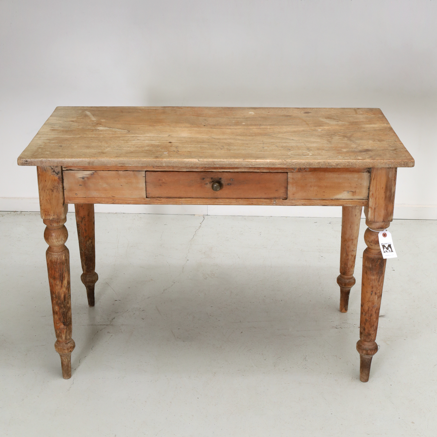 NICE AMERICAN PRIMITIVE FARM TABLE 3618f3