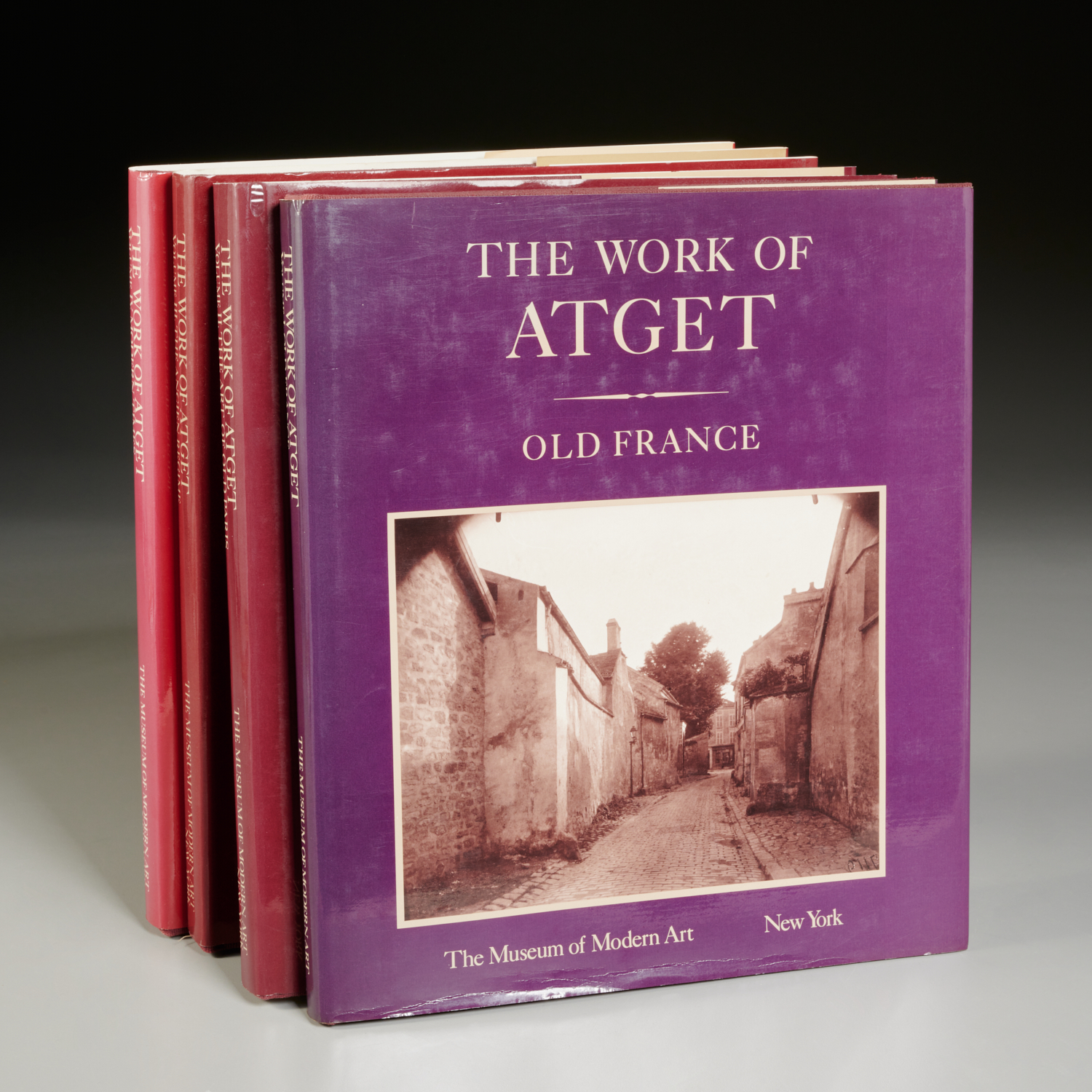 THE WORK OF ATGET, (4) VOLS. MUSEUM