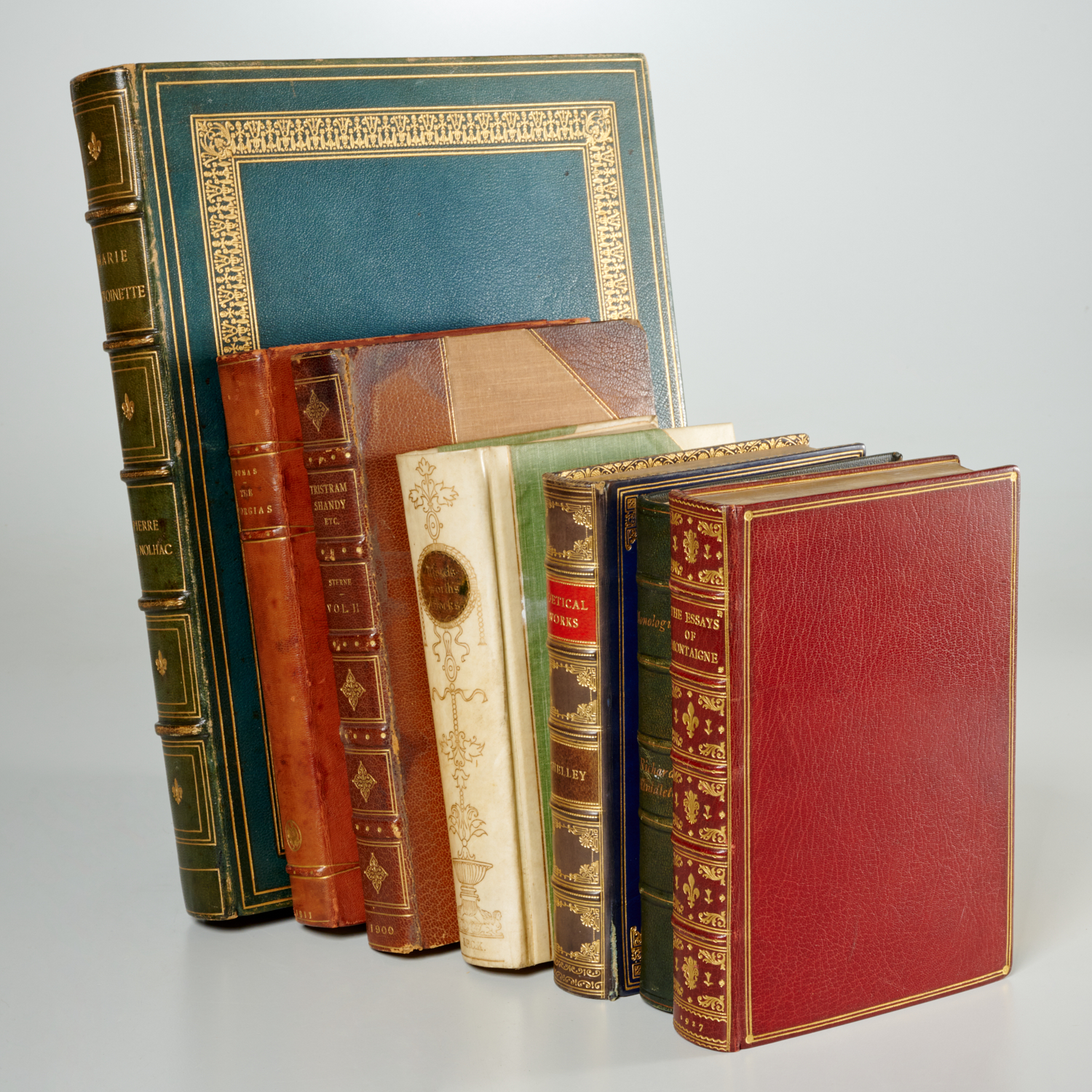 (7) VOLS. FINE LEATHER BINDINGS INCL.