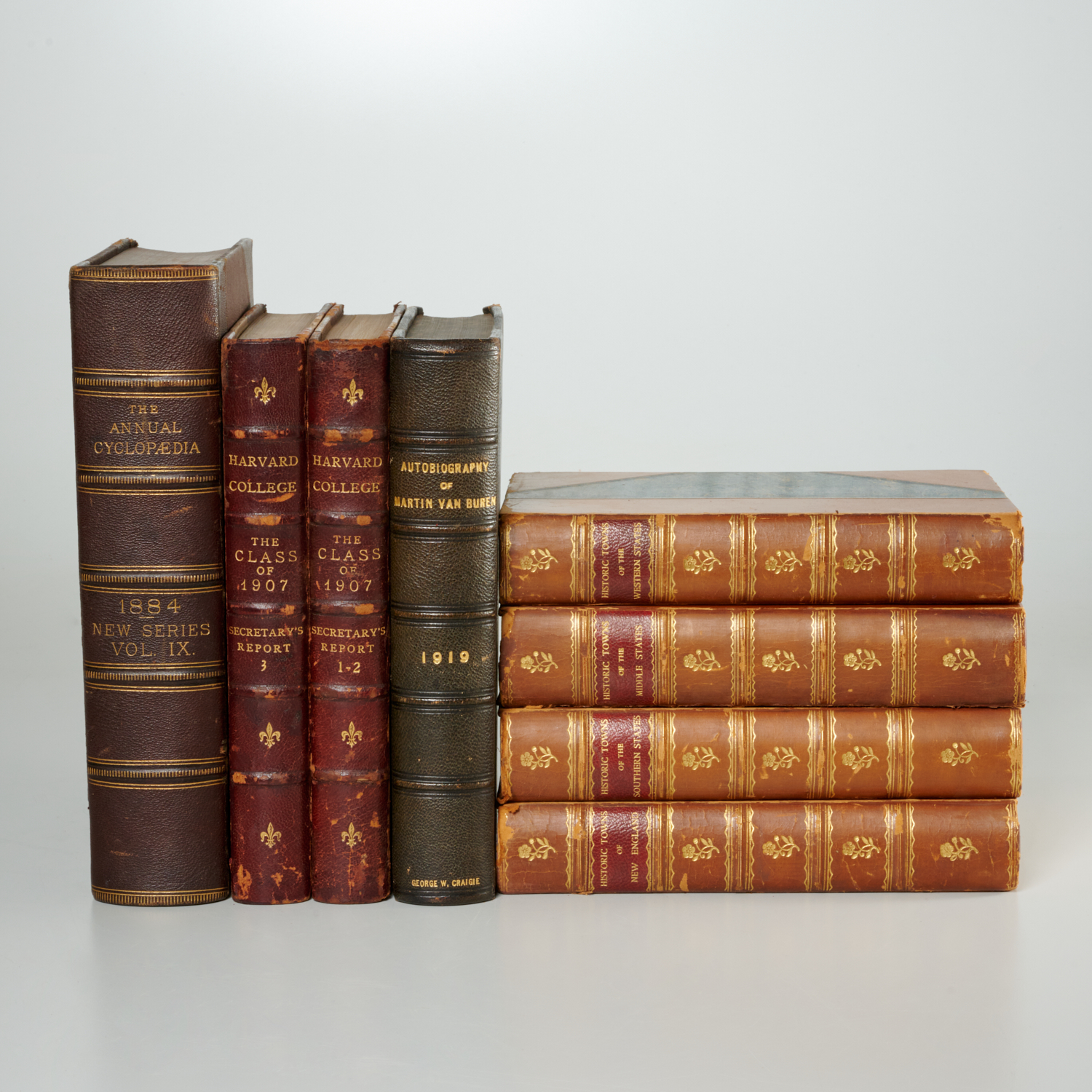  8 VOLS LEATHER BINDING INCL  361a0b