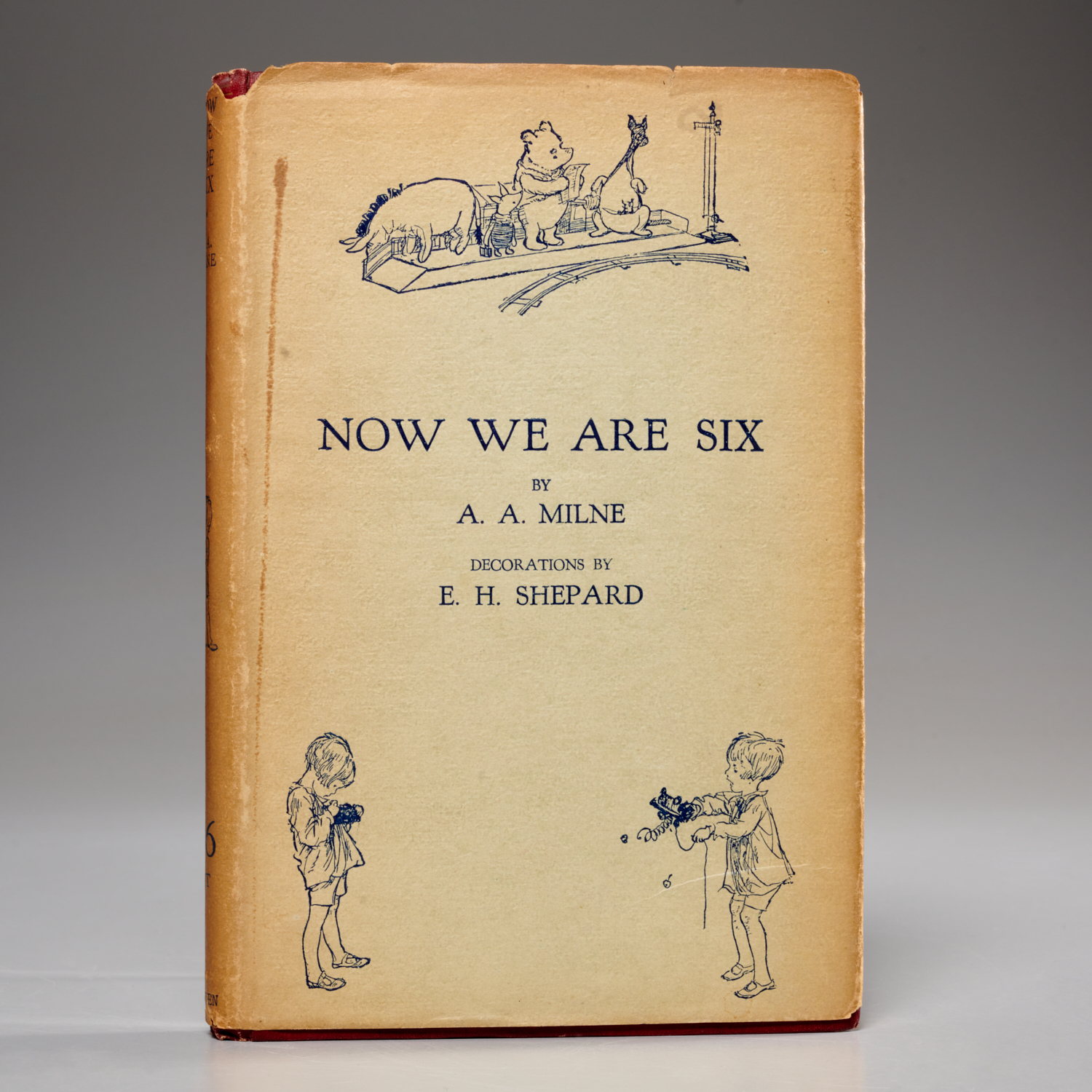 A. A. MILNE, NOW WE ARE SIX, SIGNED