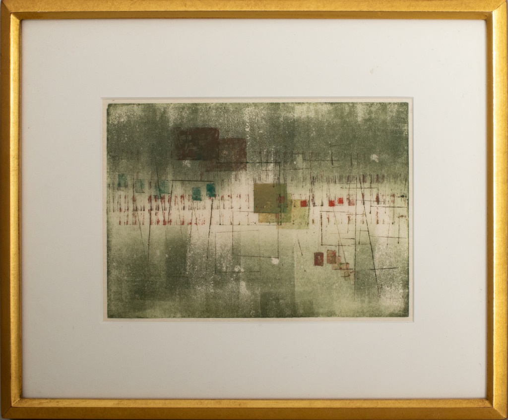 HARRY BERTOIA "UNTITLED" MONOTYPE