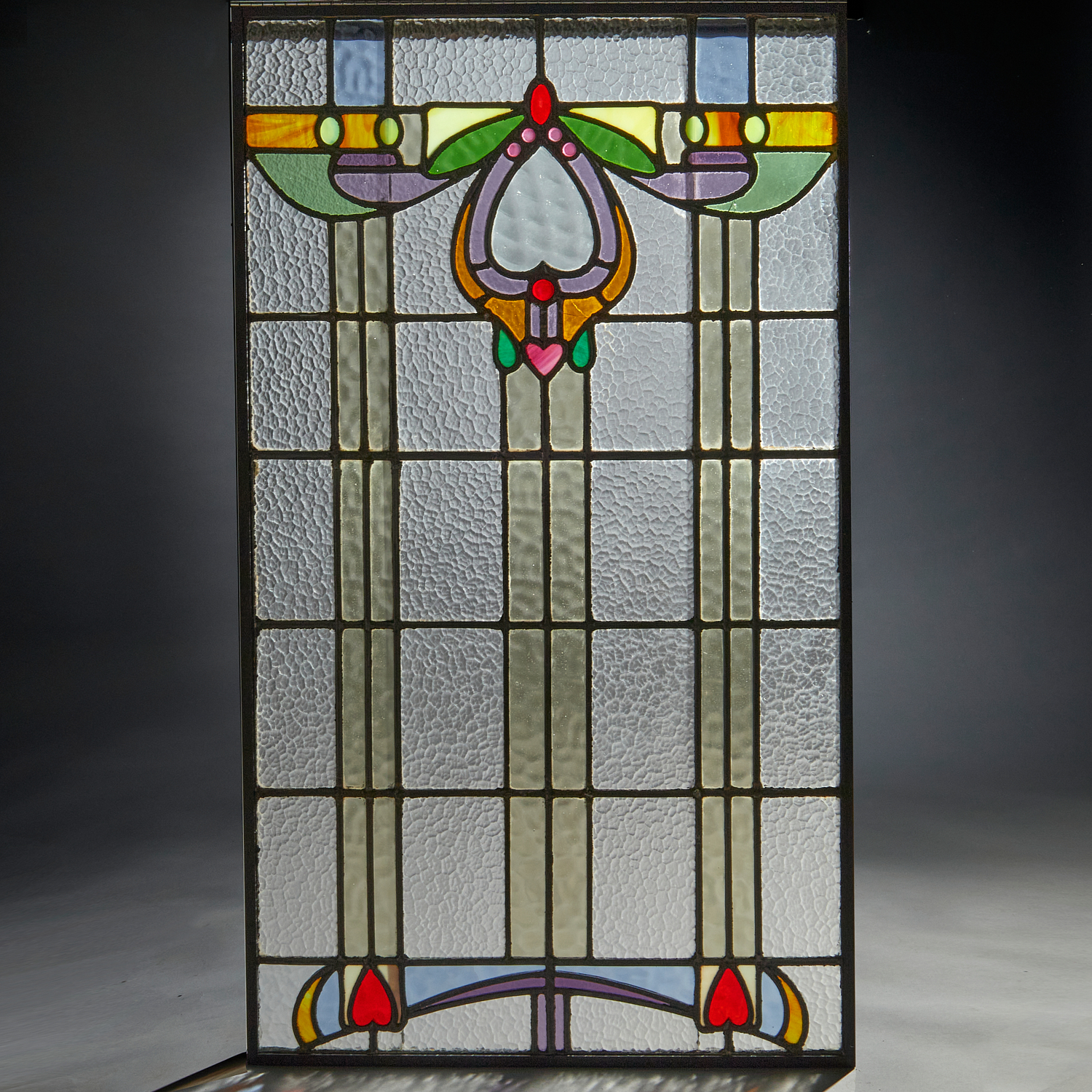 AMERICAN SCHOOL, STAINED GLASS