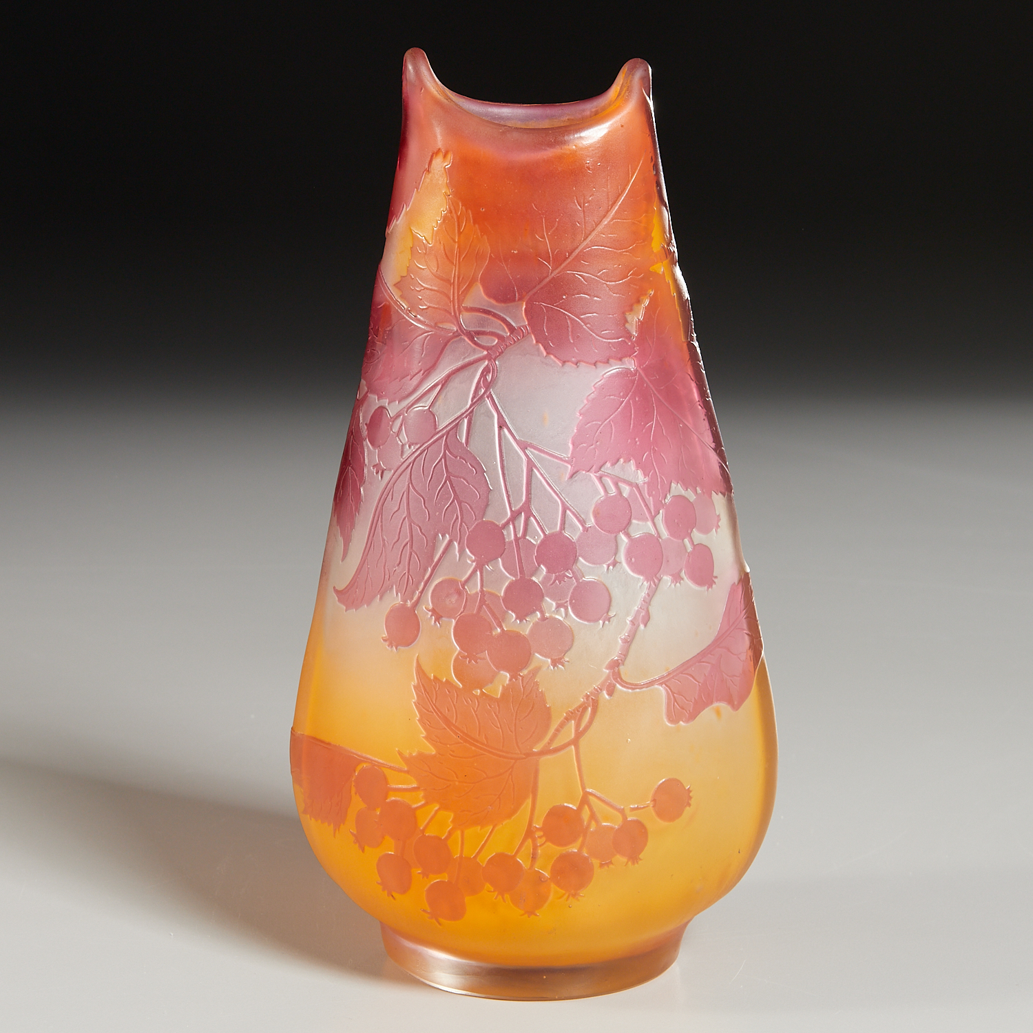 EMILE GALLE, CAMEO GLASS VASE early