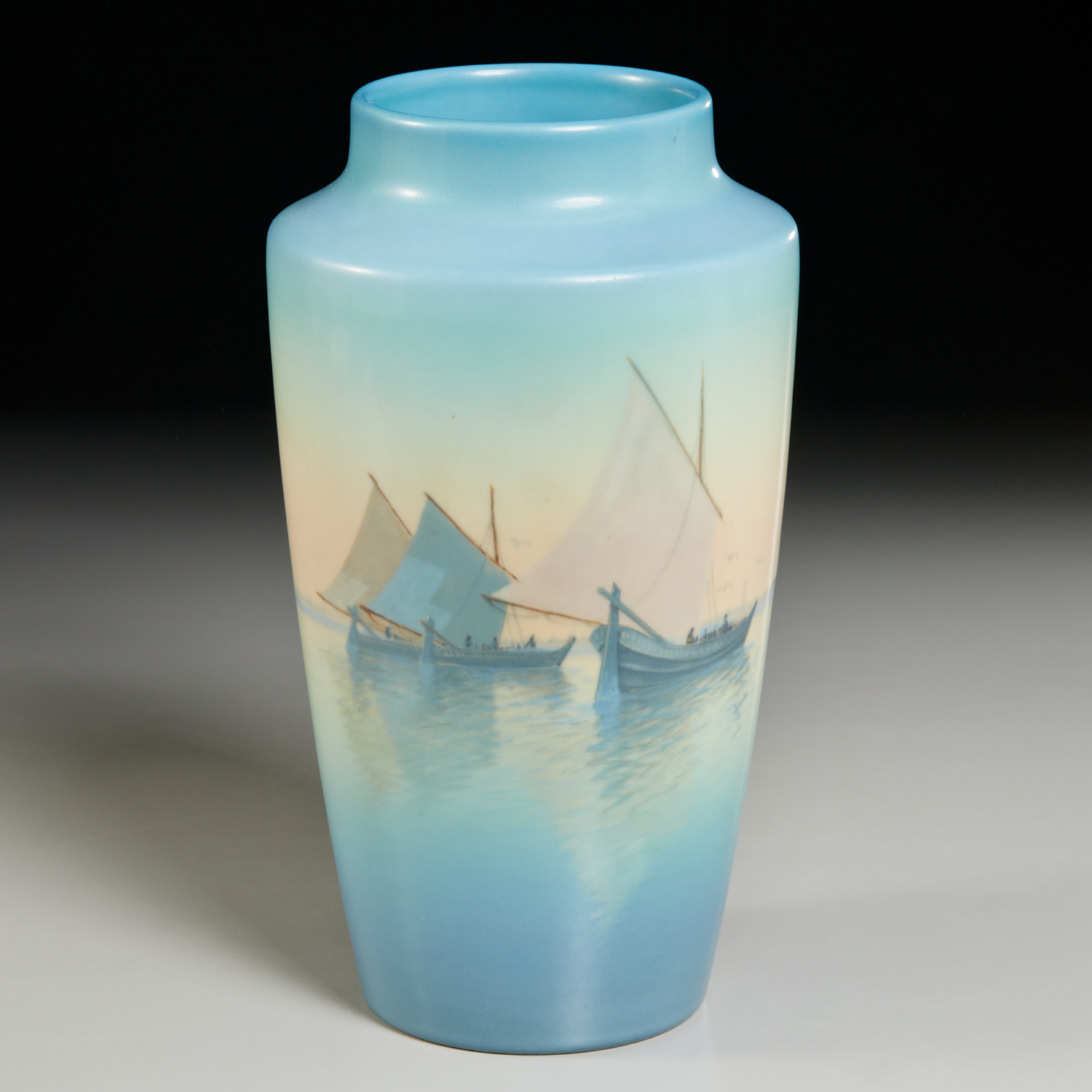 ROOKWOOD MARINE VELLUM VASE CARL 361c38