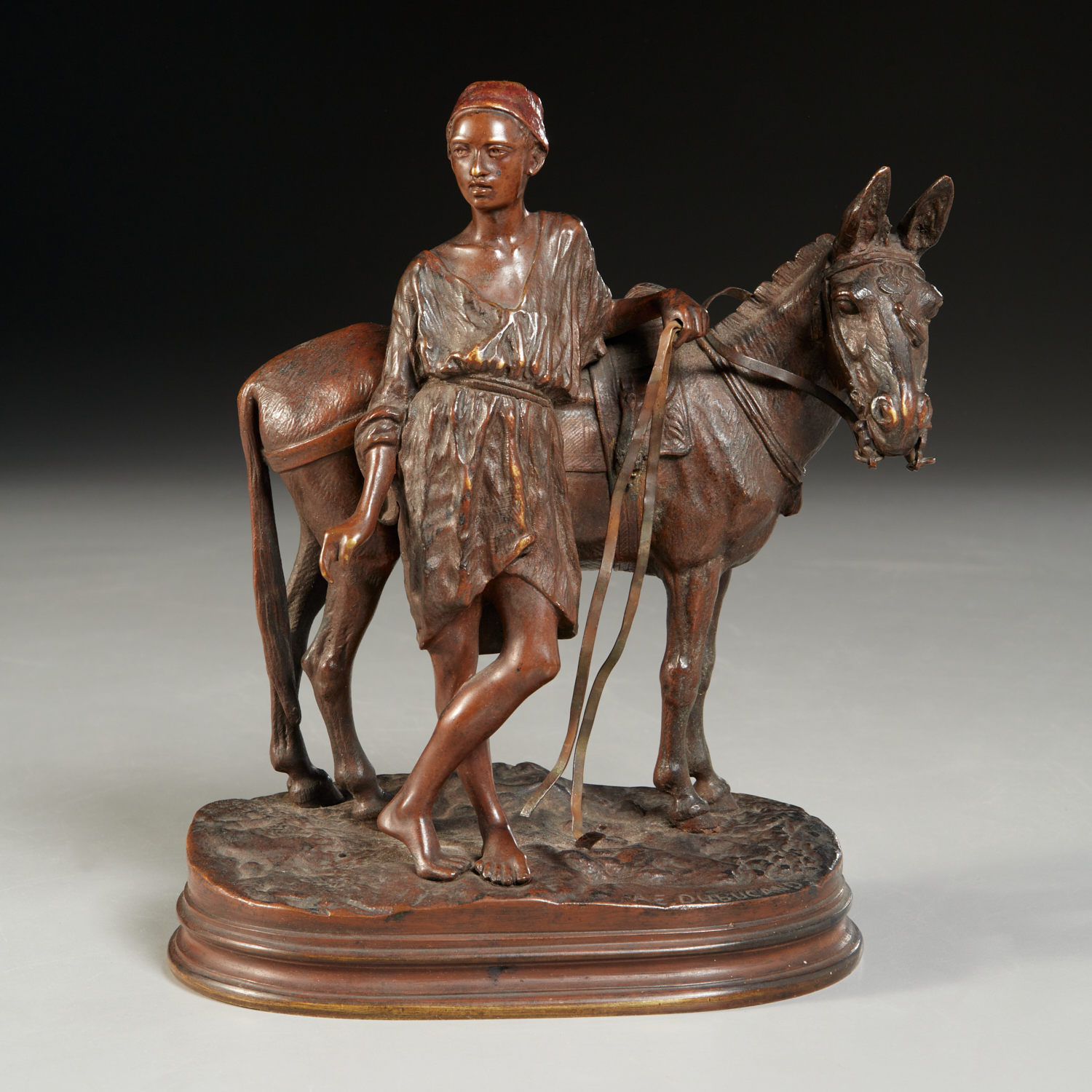 A. E. DUBUCAND, BRONZE ARAB BOY