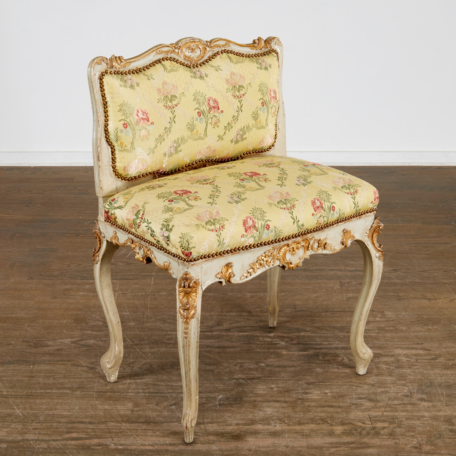 CONTINENTAL ROCOCO GILT PAINTED 361cc5