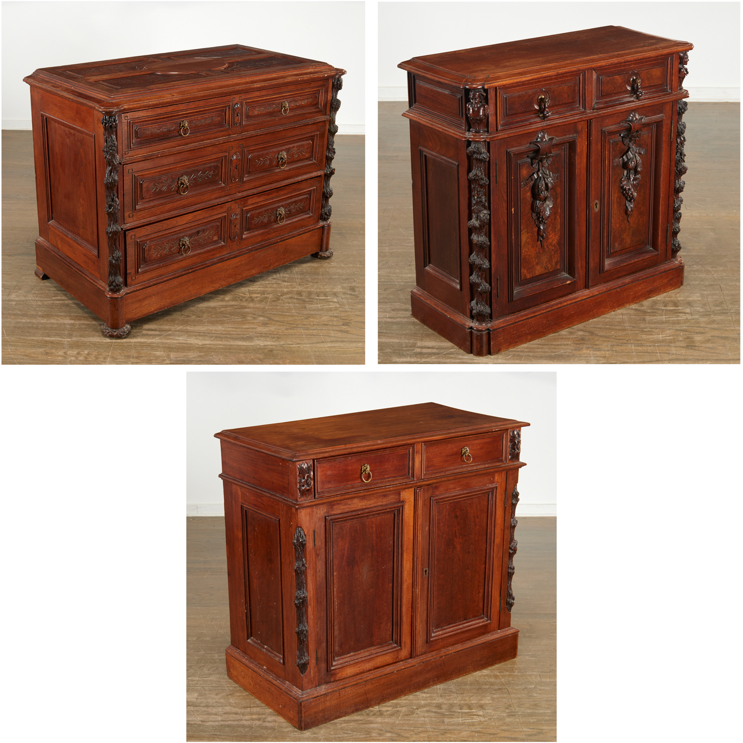 INTERESTING BLACK FOREST MAHOGANY,