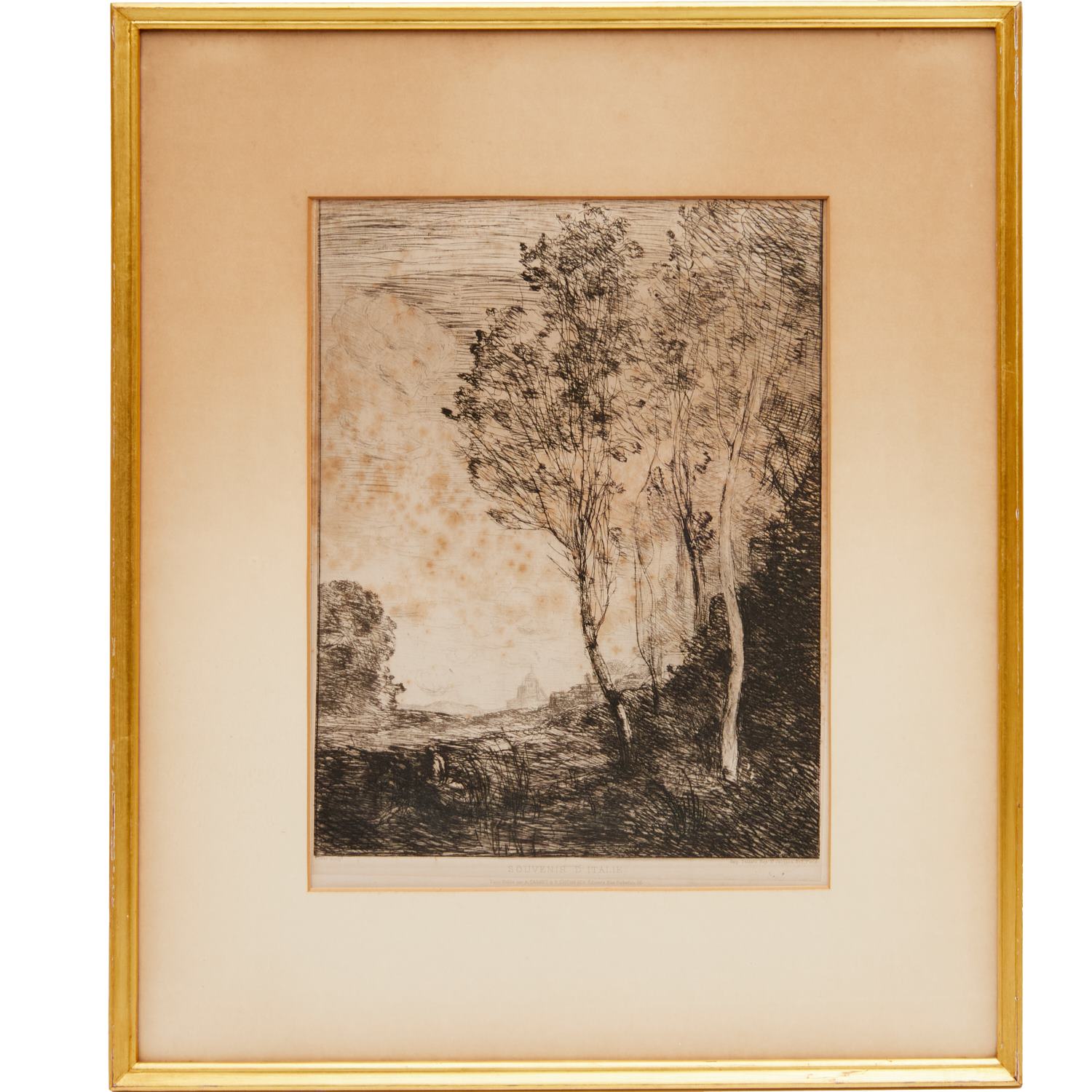 JEAN BAPTISTE CAMILLE COROT ETCHING 361ce9