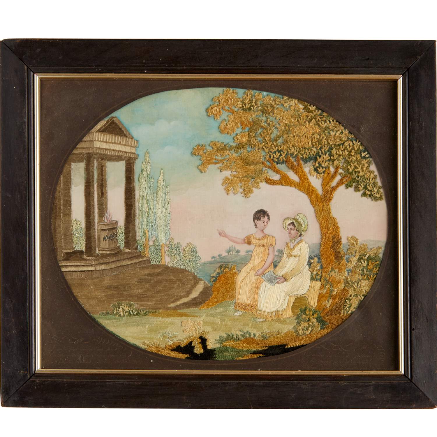 REGENCY SILK AND WATERCOLOR MEMORIAL