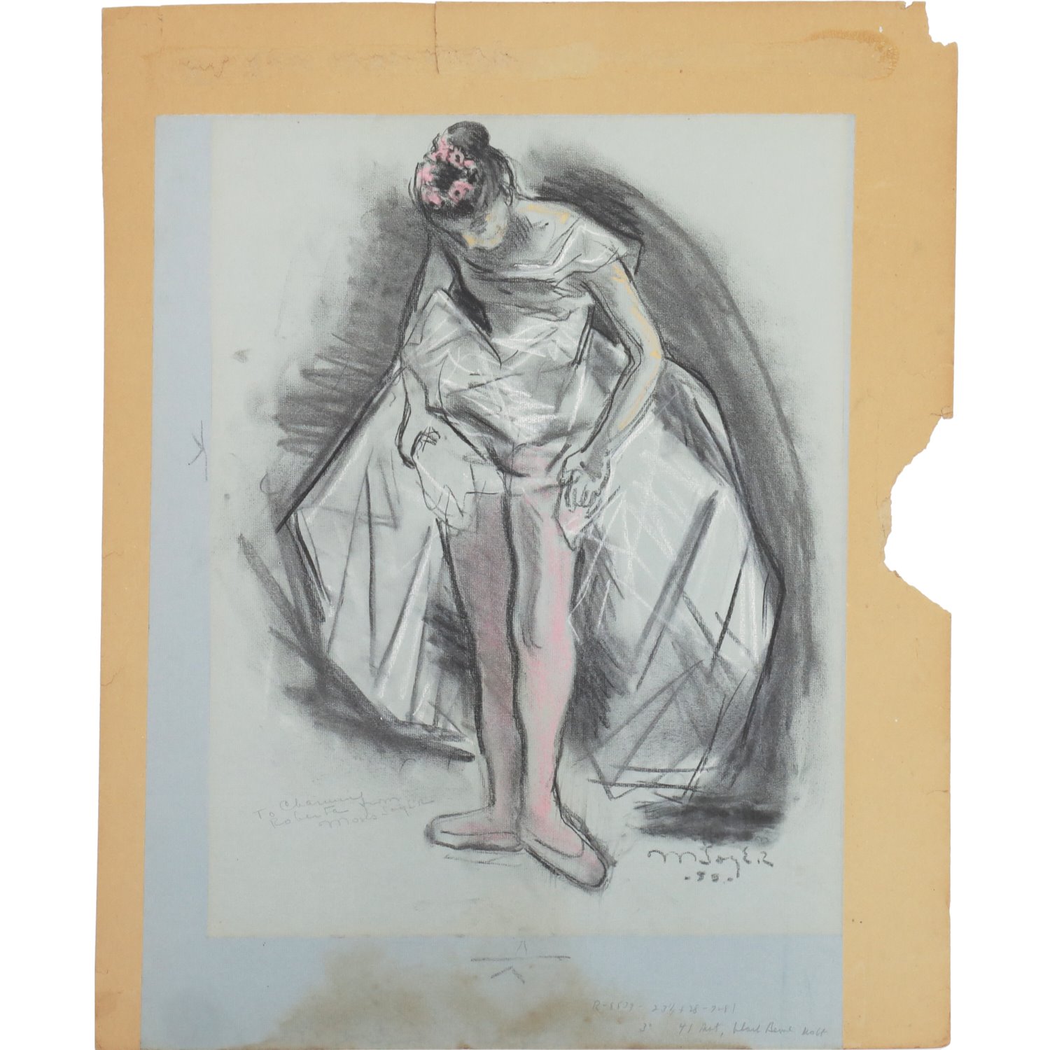 MOSES SAWYER LARGE BALLERINA DRAWING 361df6