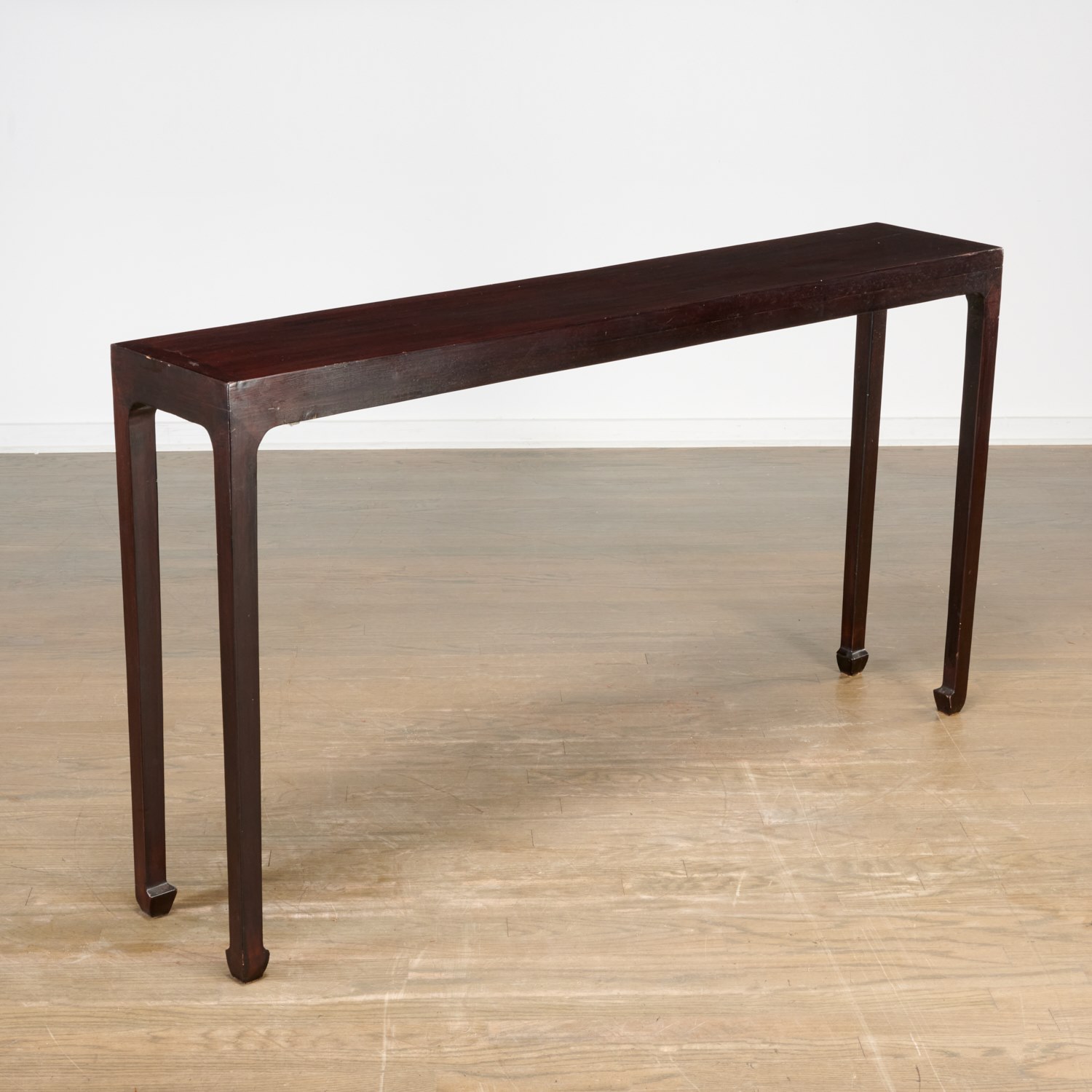 ASIAN MODERN WOOD CONSOLE TABLE