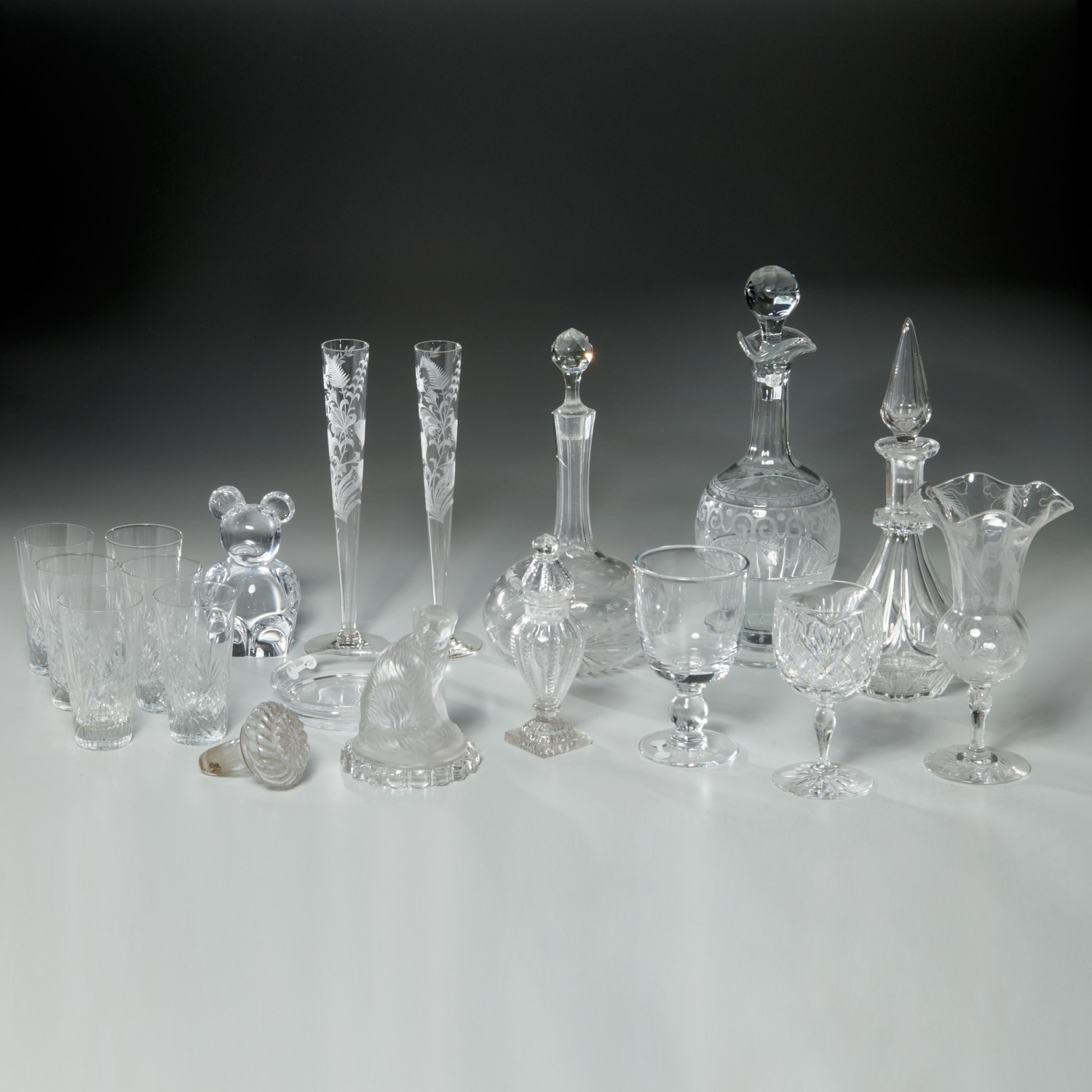 COLLECTION ANTIQUE MODERN GLASS  361e5f