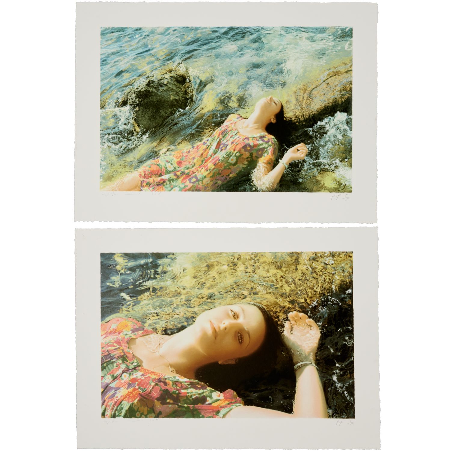 YIGAL OZERI PAIR OF SILKSCREEN 361e6c