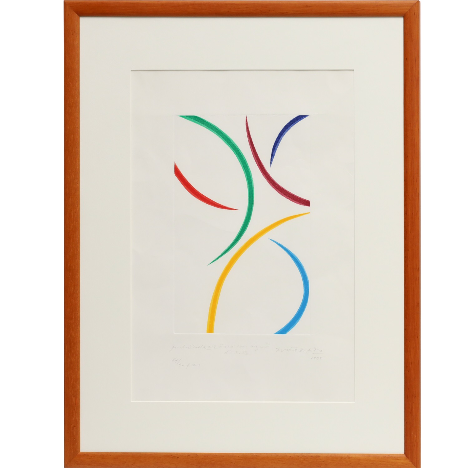 PIERO DORAZIO, ABSTRACT LITHOGRAPH