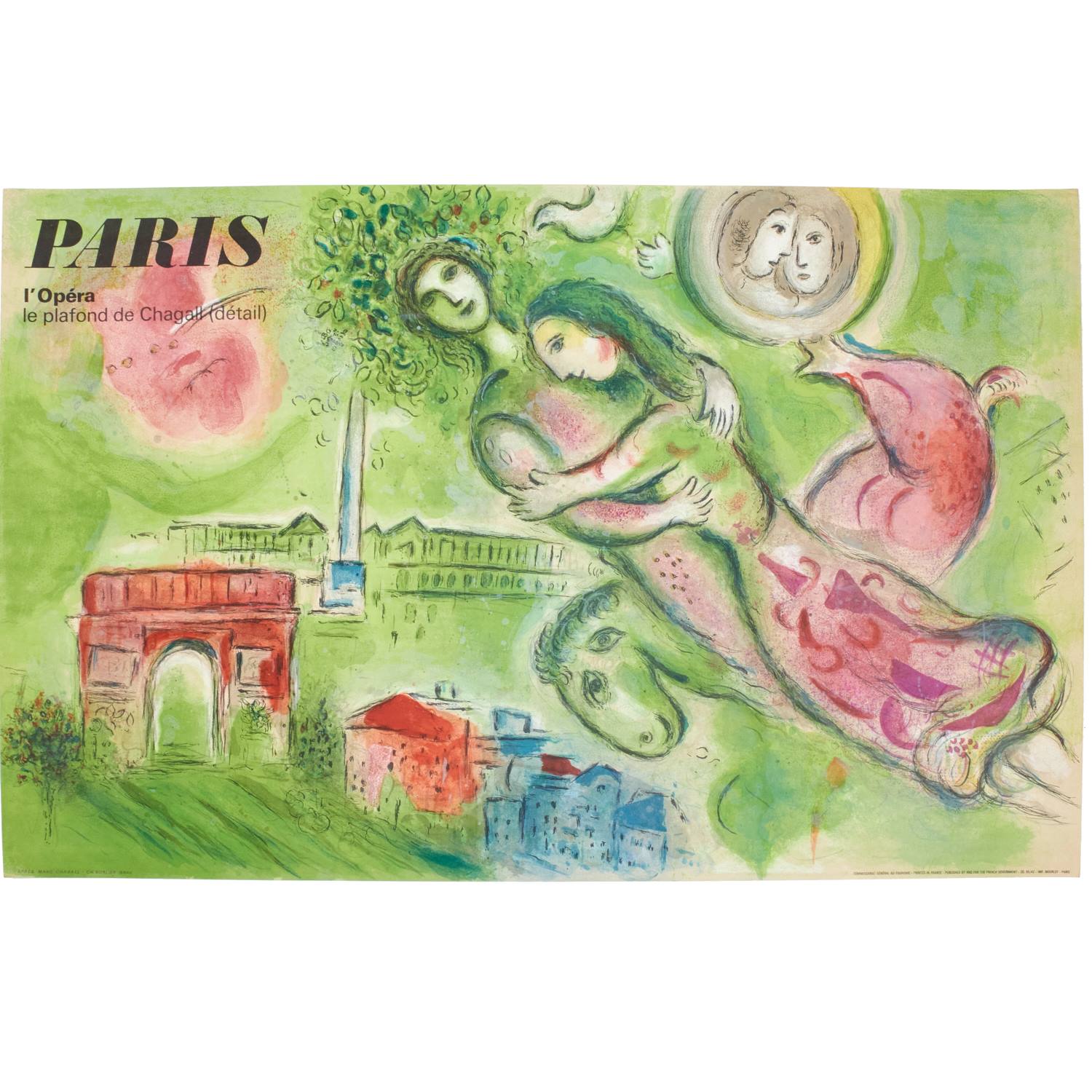 MARC CHAGALL LITHOGRAPHIC POSTER 361e86