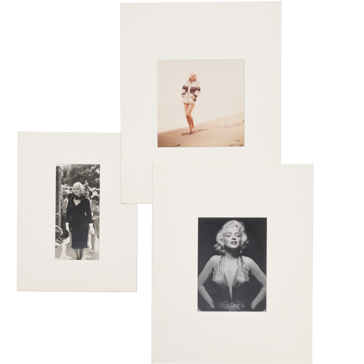 MARILYN MONROE 3 VINTAGE PHOTOGRAPHS 361eca