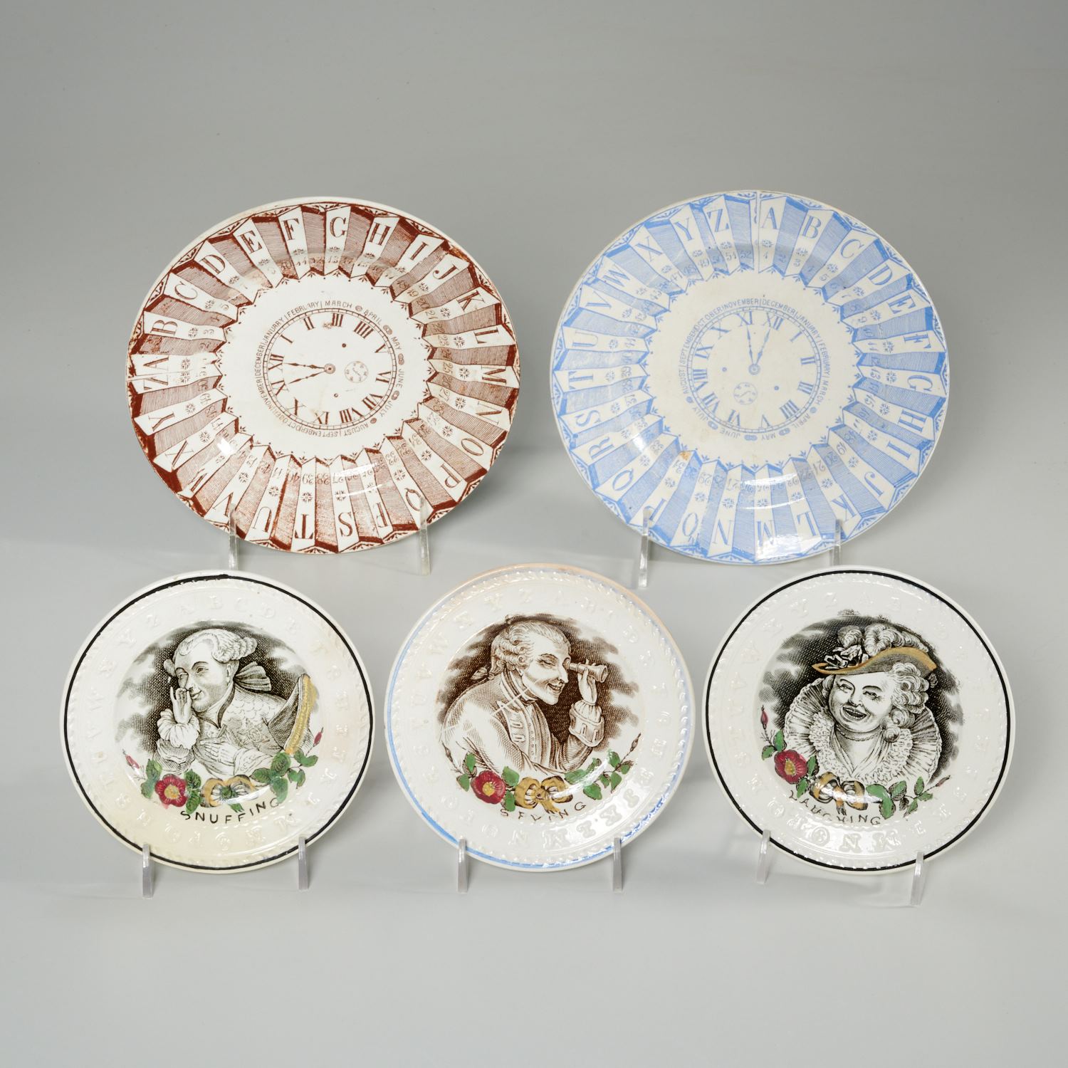 (5) ENGLISH NOVELTY DISHES, EX