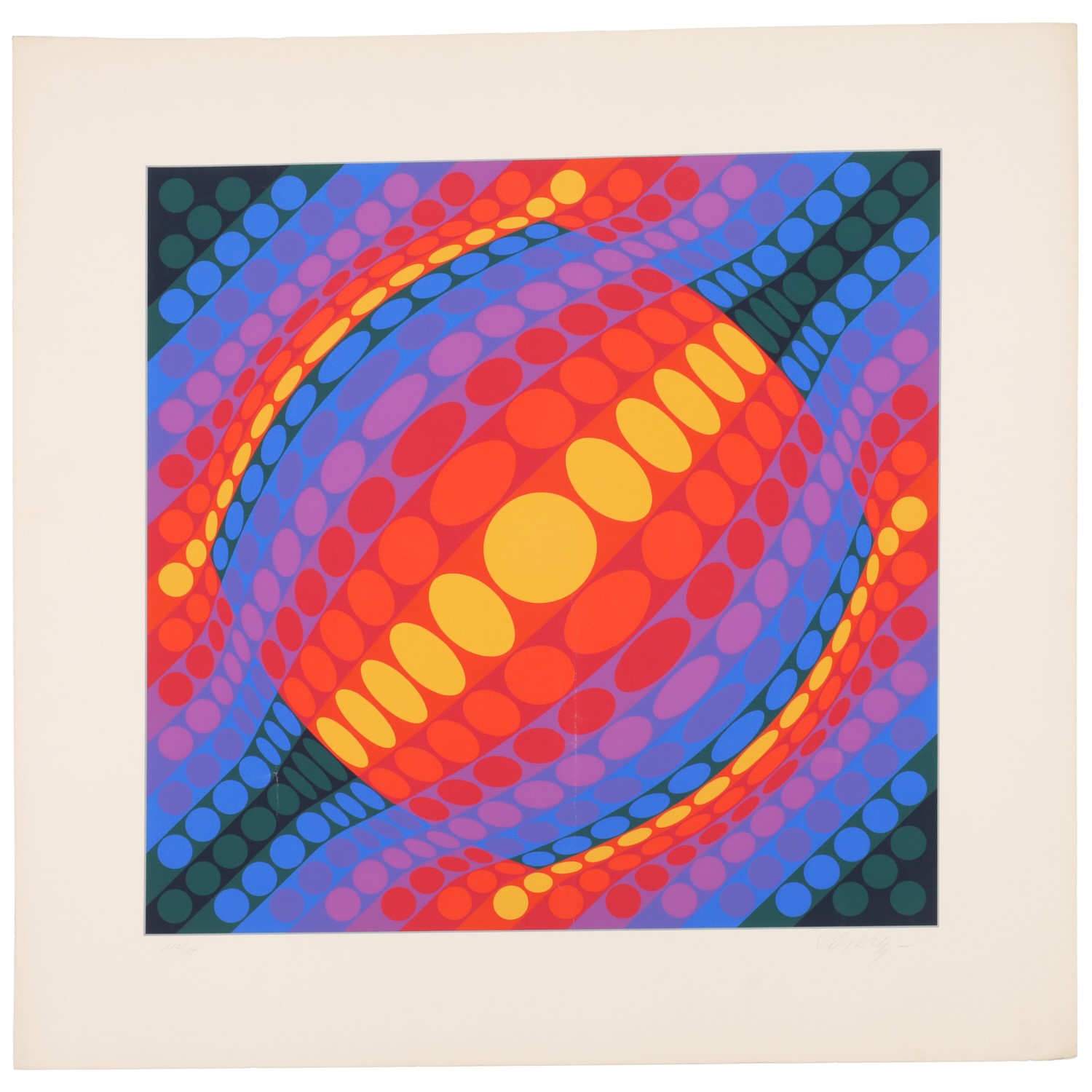 VICTOR VASARELY, SIGNED SERIGRAPH