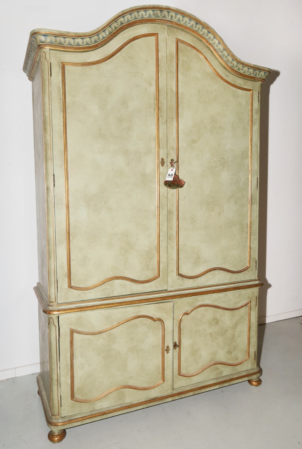 LARGE FAUX PAINTED FRENCH STYLE