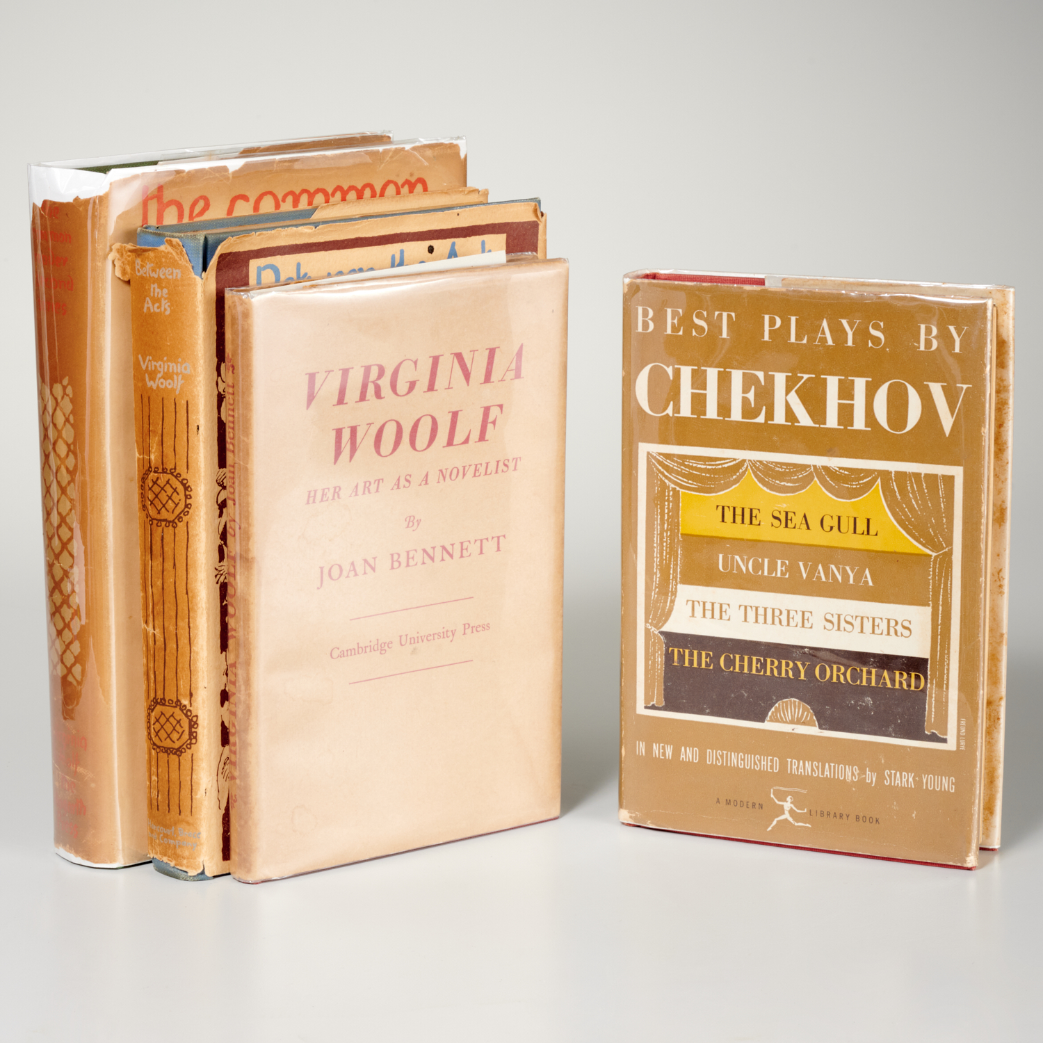 (4) BOOKS INCL. 2 VIRGINIA WOOLF 1ST