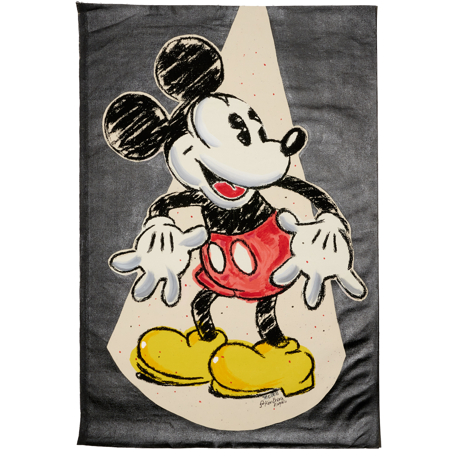 TOM ZOTOS MICKEY MOUSE PAINTING 361ffc