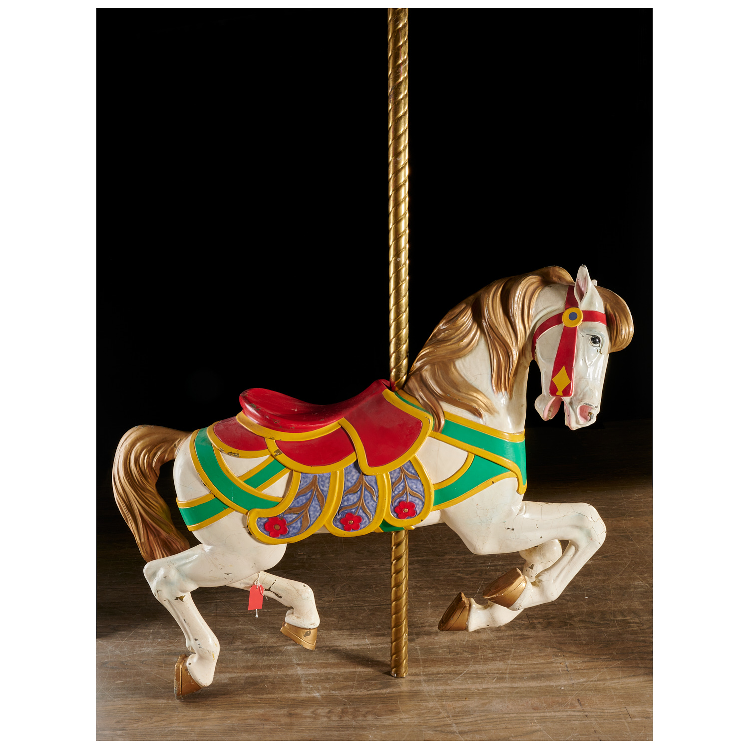 VINTAGE PAINTED CAROUSEL HORSE