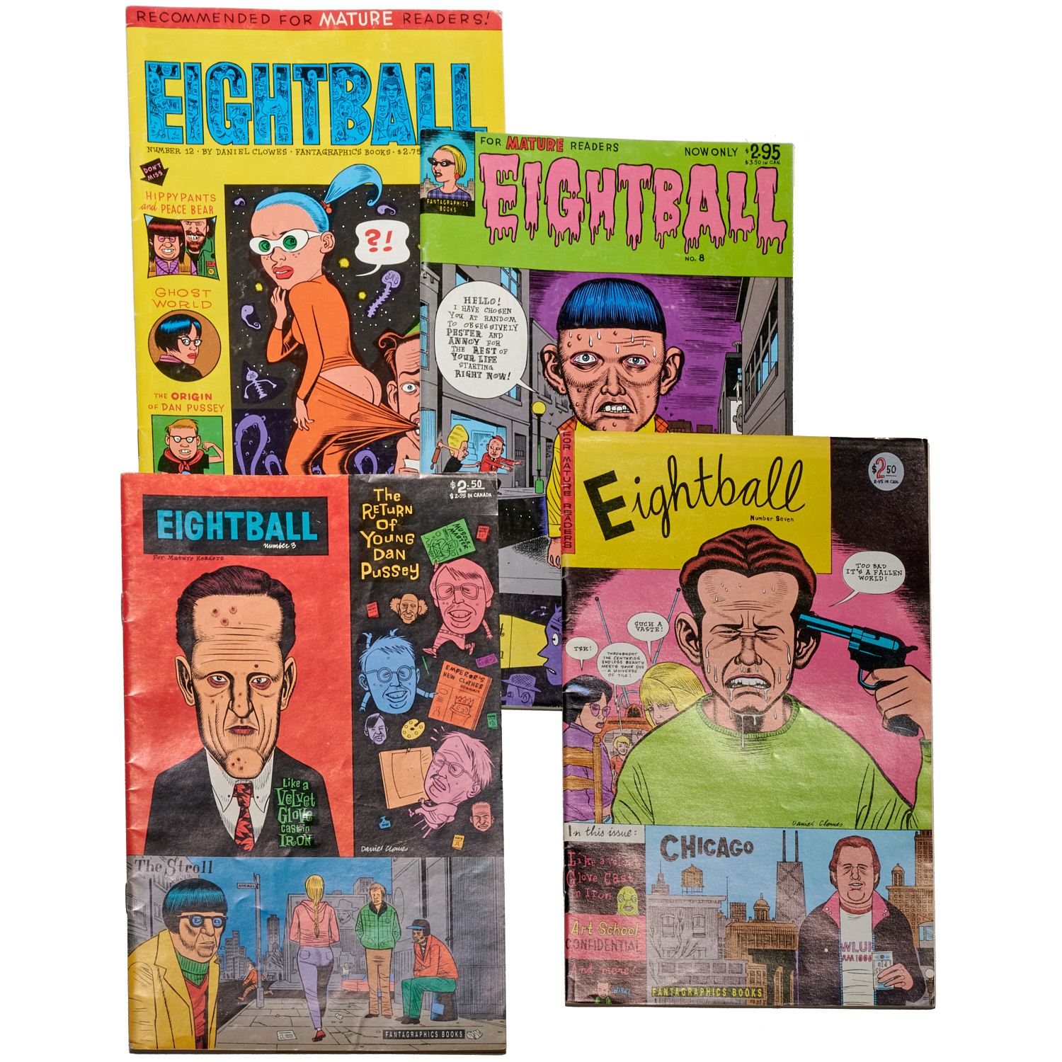 (4) EIGHTBALL COMICS, DANIEL CLOWES