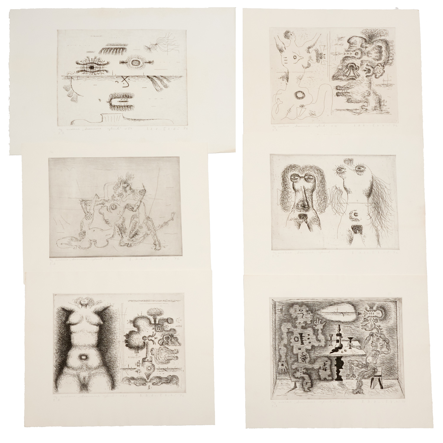 VLADIMIR YANKILEVSKY, (6) ETCHINGS