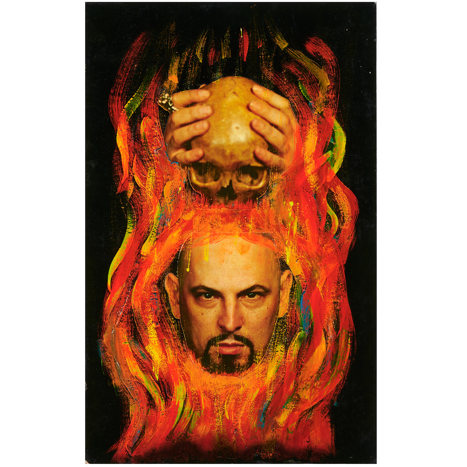 VINTAGE ANTON LAVEY COLLAGE Unknown