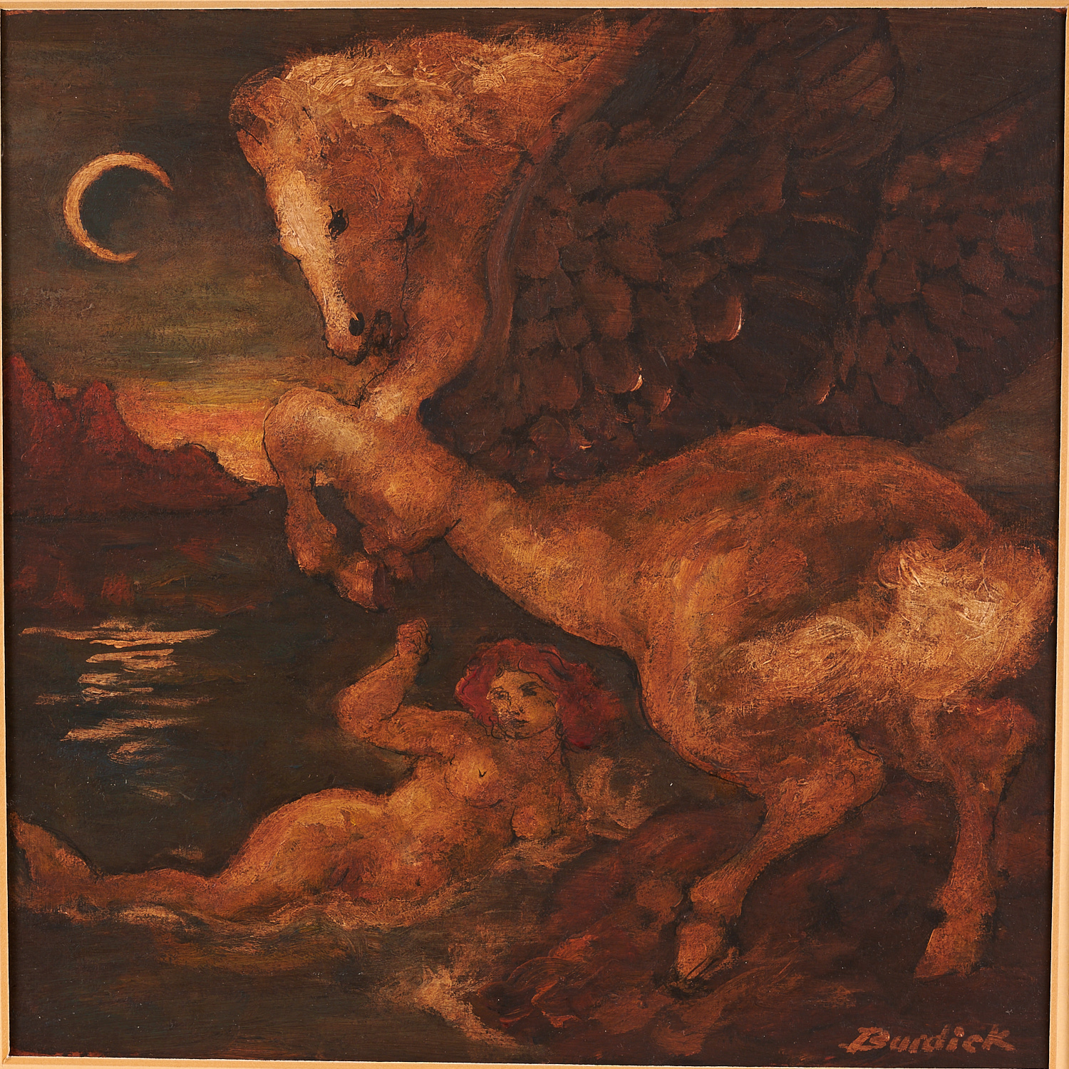 CHARLES BURDICK, MYTHOLOGICAL PAINTING