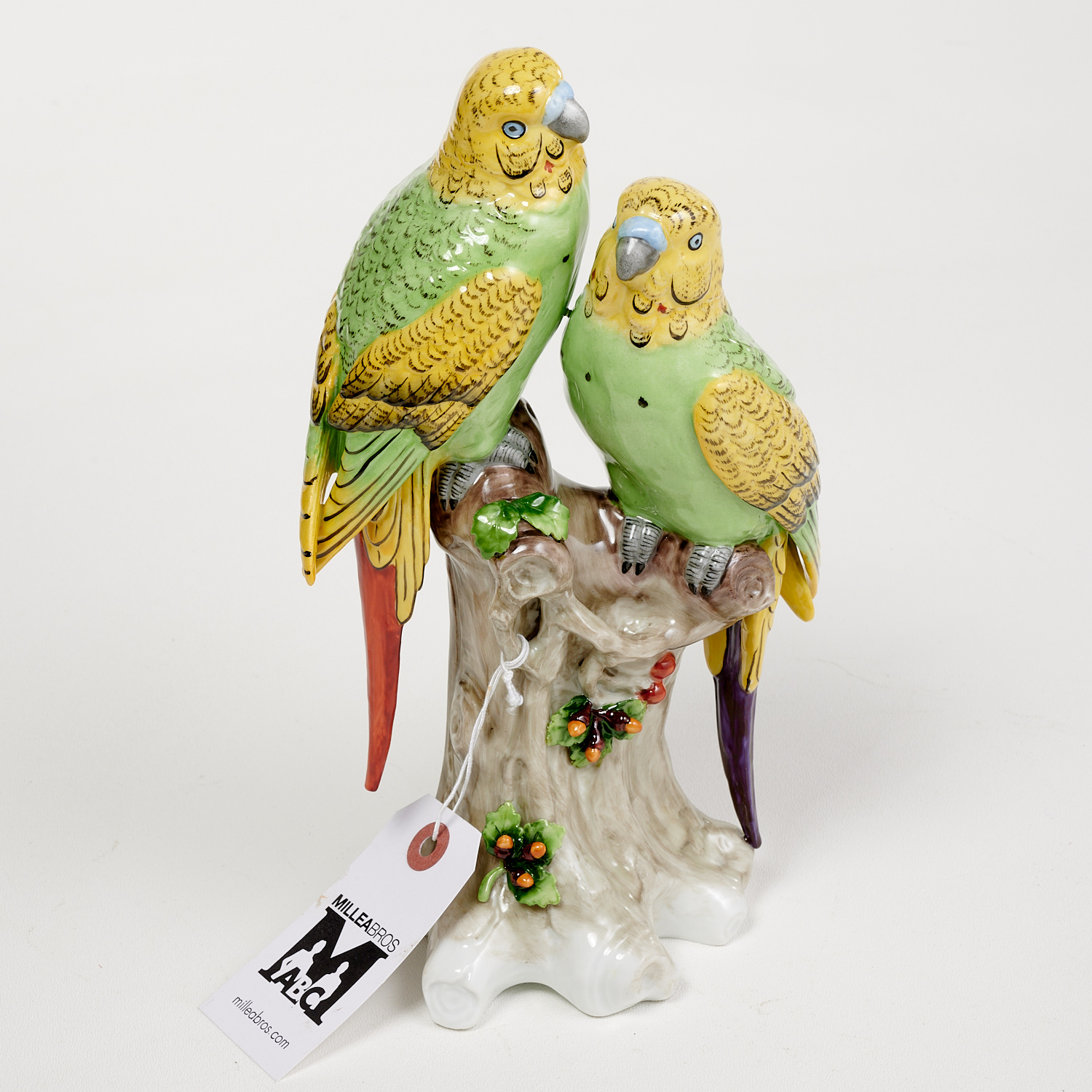 SITZENDORF PORCELAIN PARAKEETS 362187