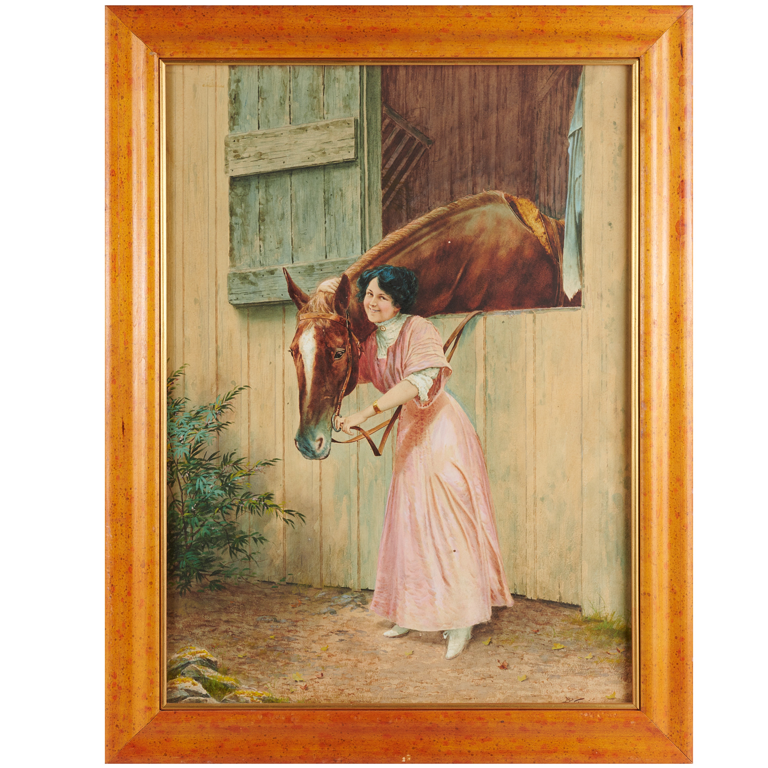 B GRENIER EQUINE PAINTING B  3622c8