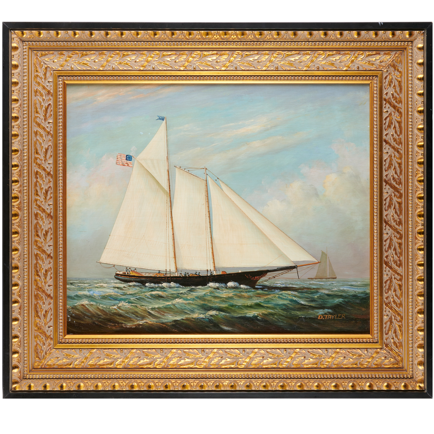 D. TAYLER, MARITIME PAINTING D.