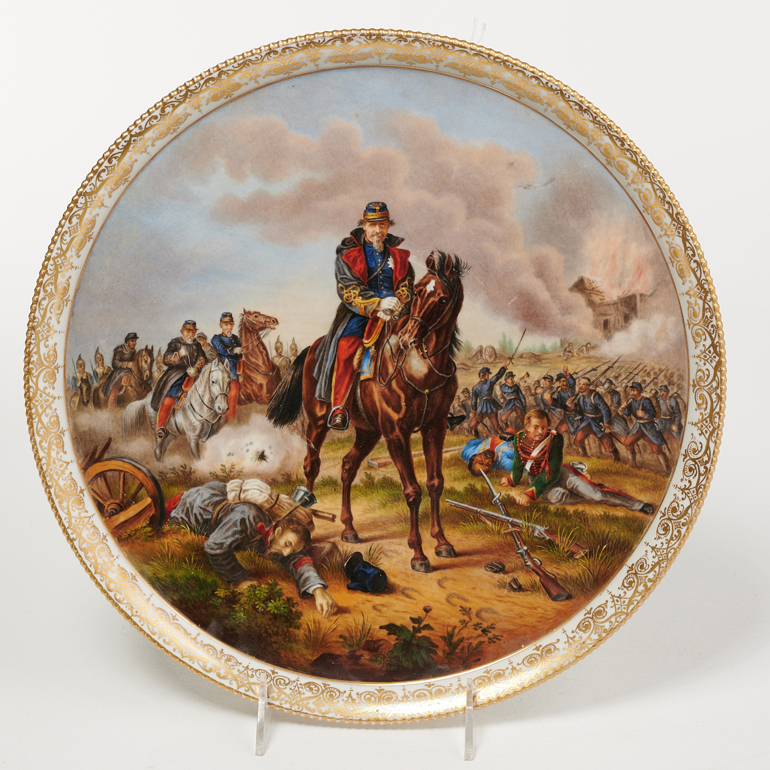 BERLIN PORCELAIN CHARGER NAPOLEON 362359