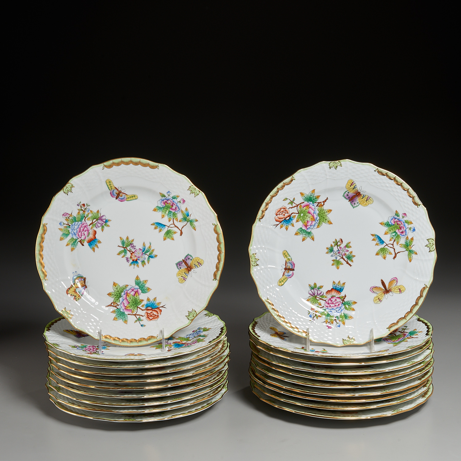 SET 20 HEREND PORCELAIN DINNER 36239b