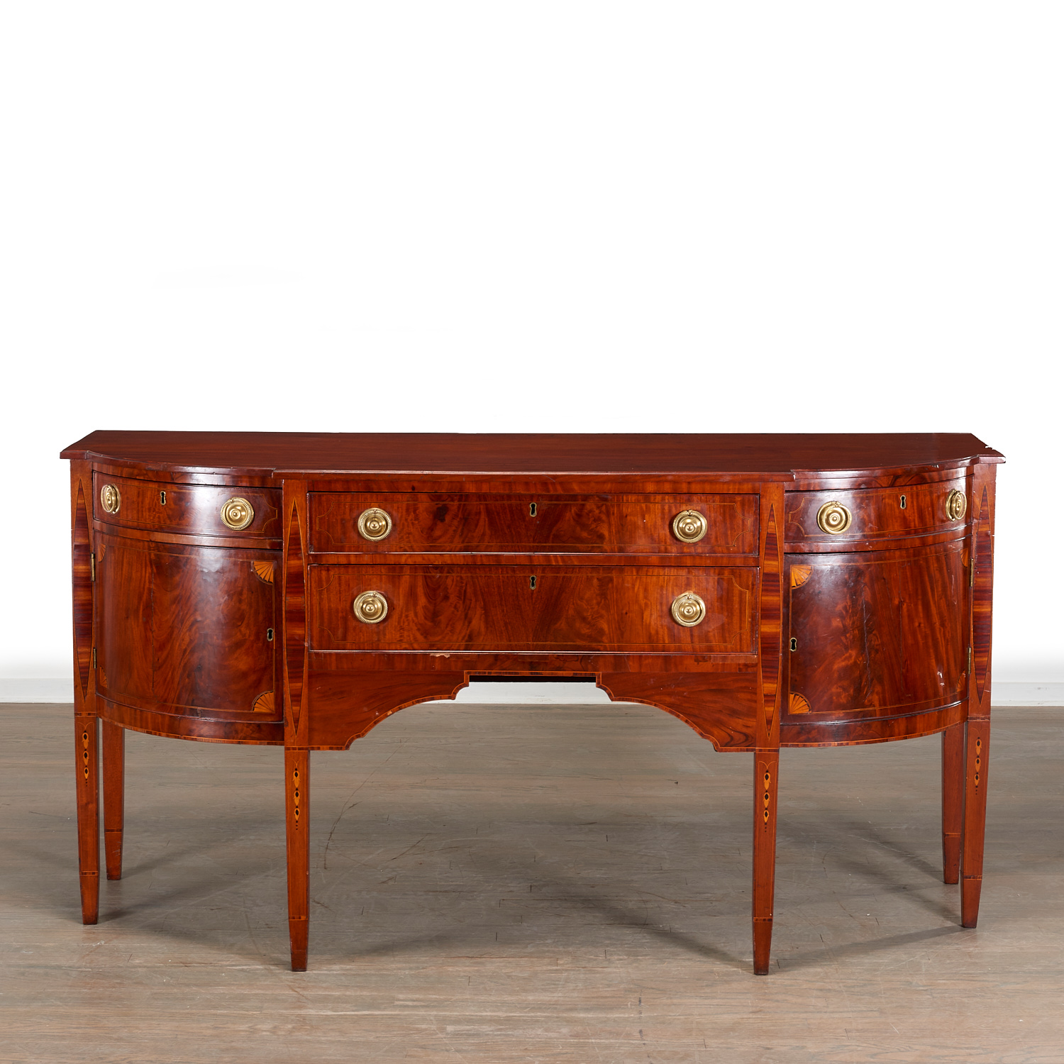 SAMUEL TOWNSHEND MAHOGANY INLAID