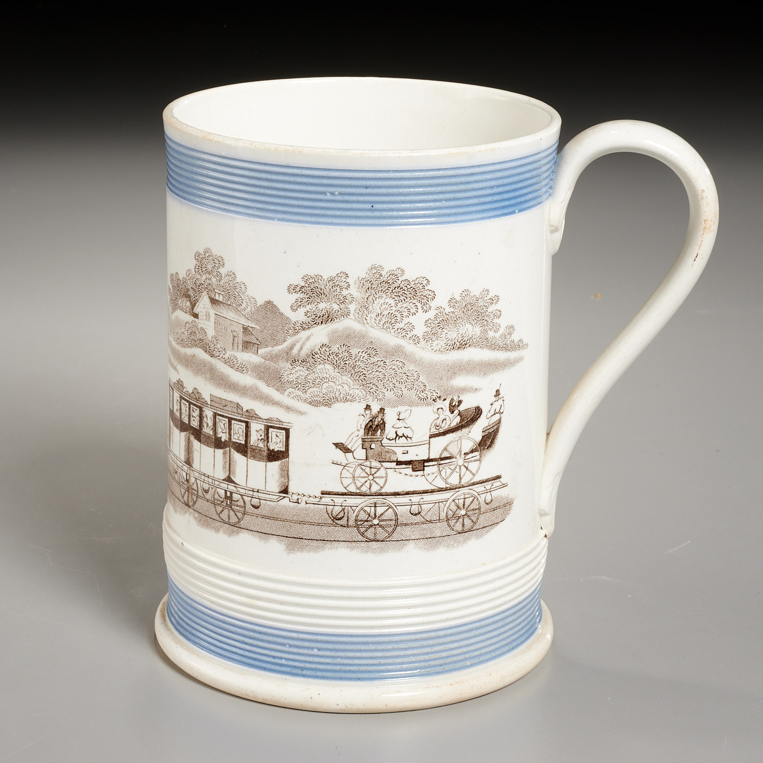 COBRIDGE PEARLWARE RAILWAY SUBJECT 36241e