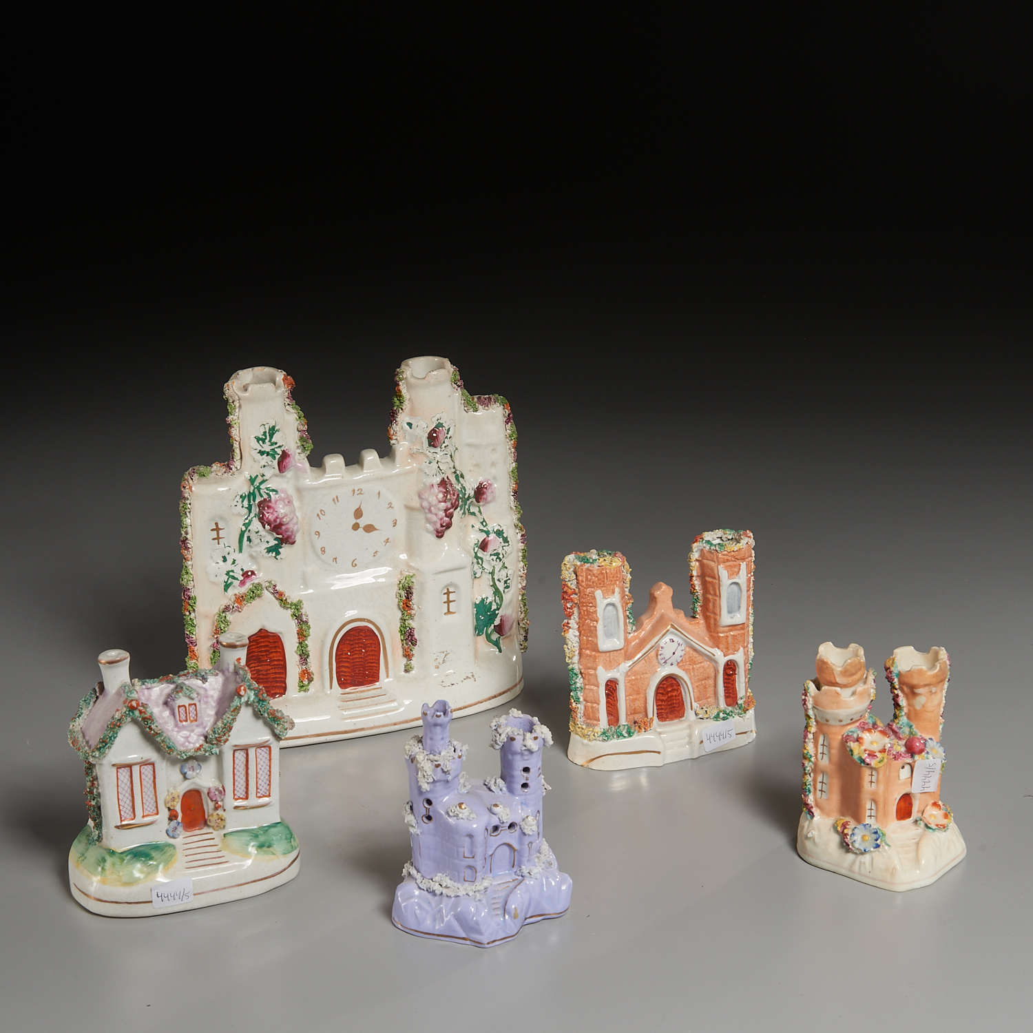 (5) STAFFORDSHIRE BUILDINGS 19th c.,