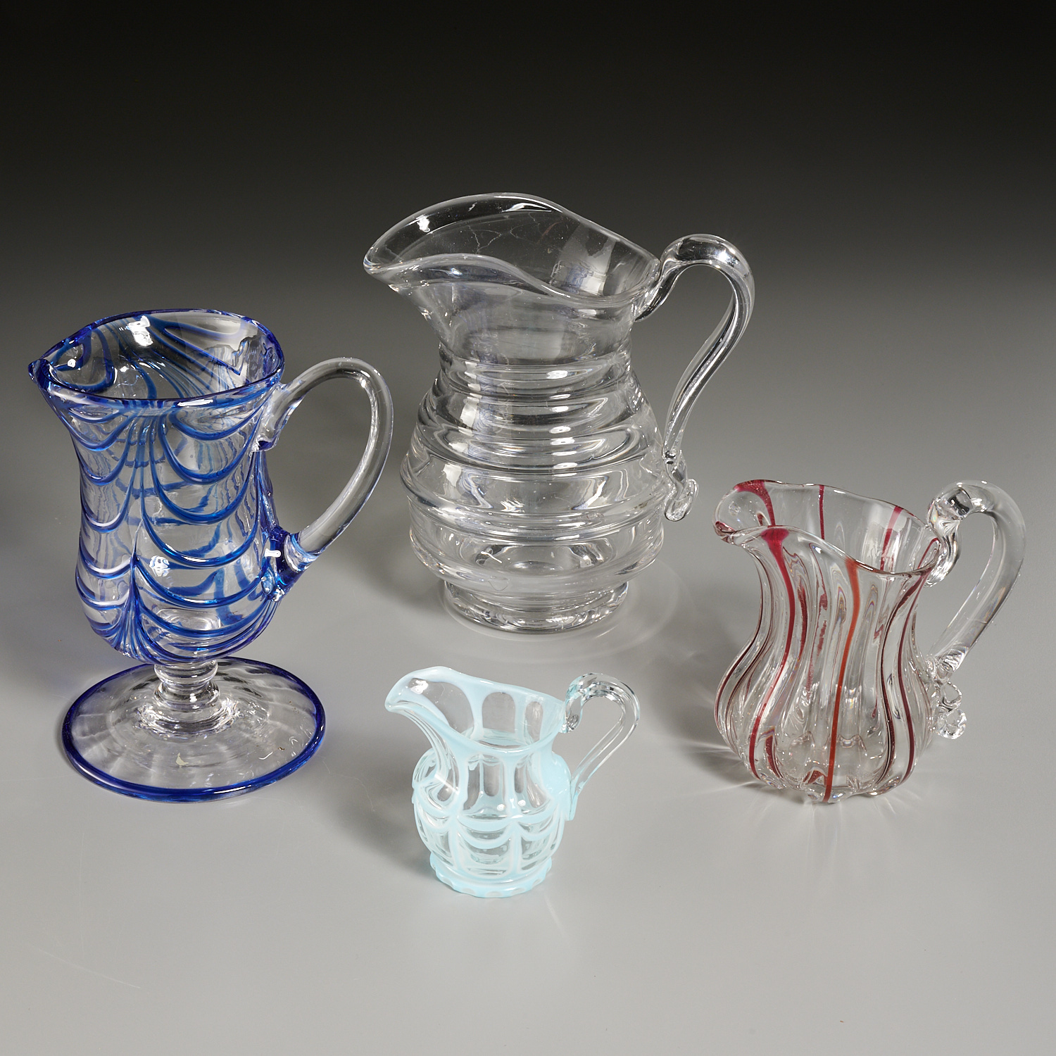 (4) VICTORIAN AND PITTSBURGH GLASS