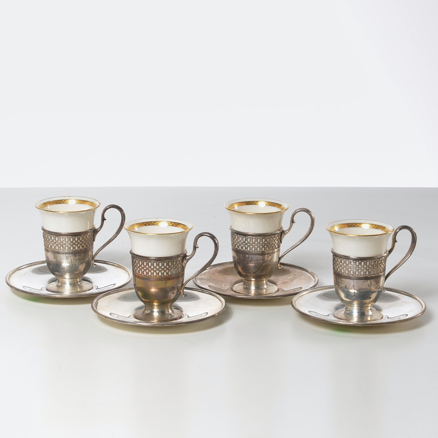 (4) TIFFANY & CO. / LENOX DEMITASSE